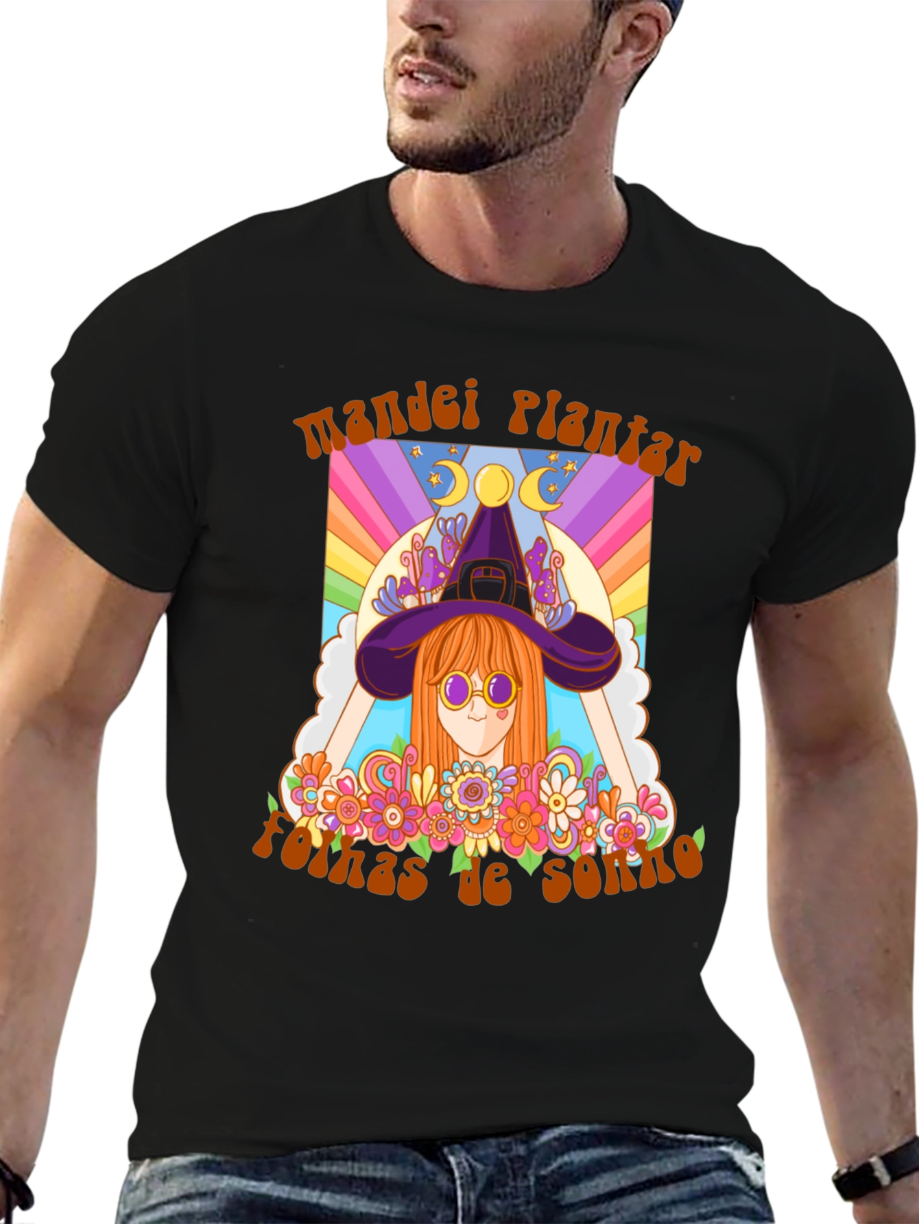 Psychedelic Witch Graphic Tee