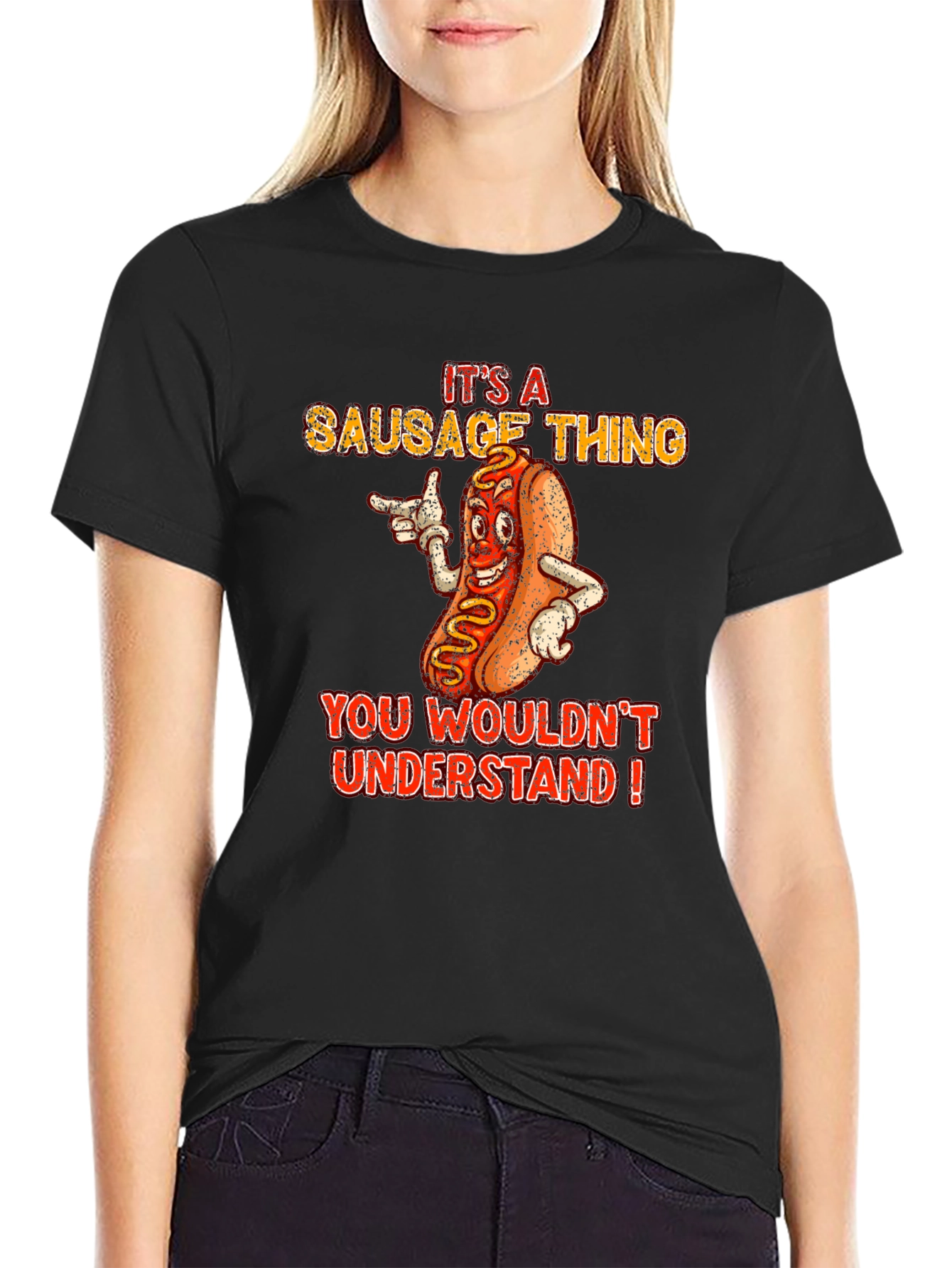 Its A Sausage Thing Funny Graphic T-Shirt