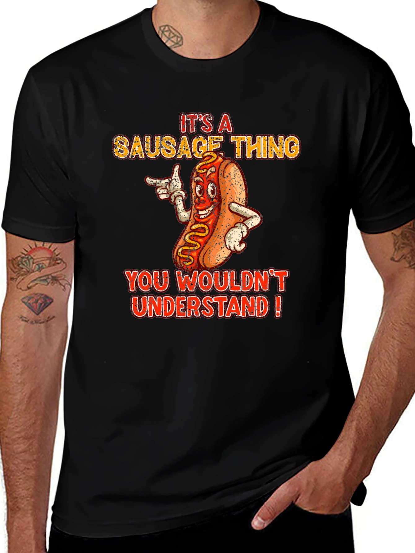 Its A Sausage Thing Funny Graphic T-Shirt