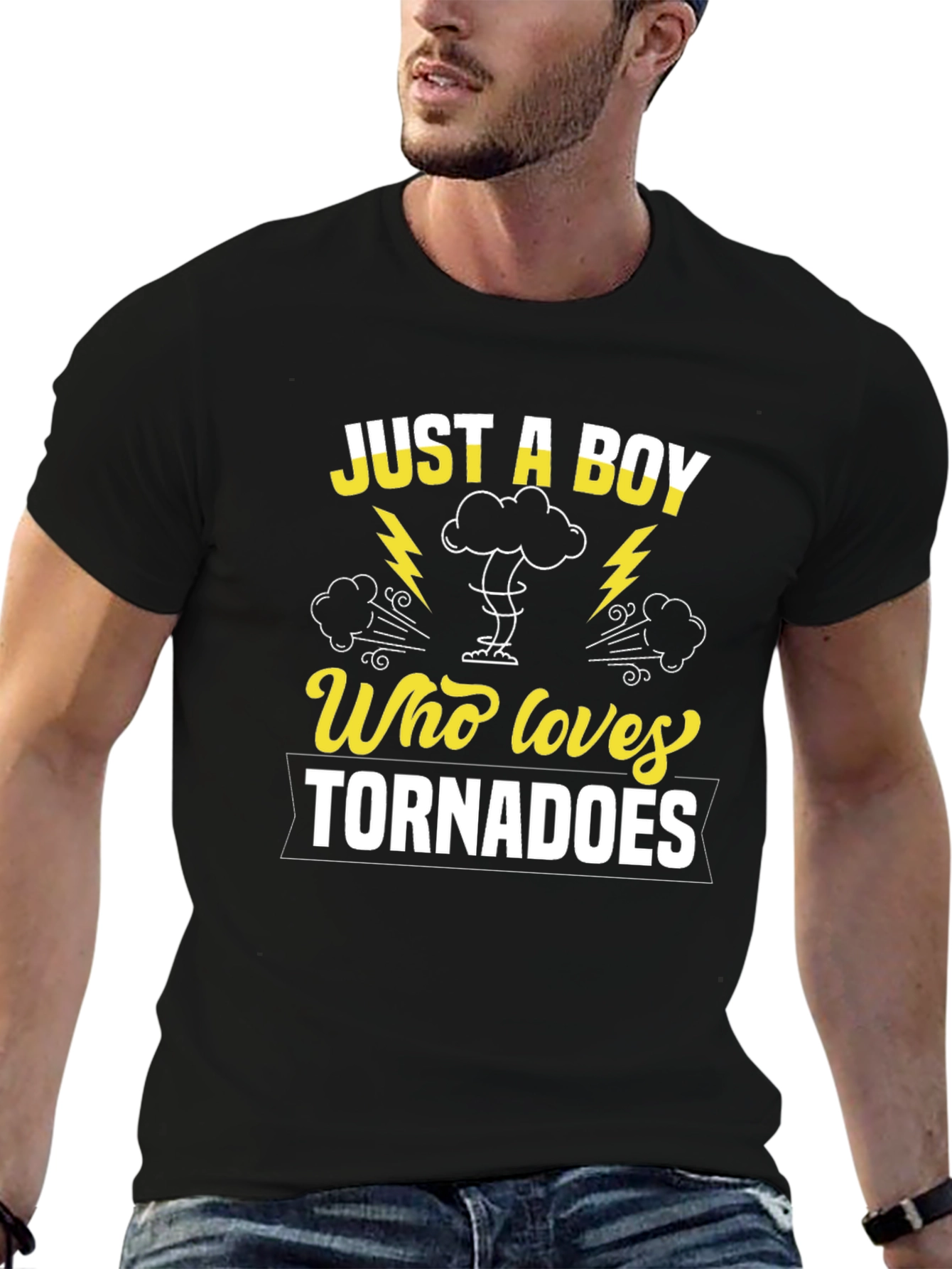 Just a Boy Who Loves Tornadoes T-Shirt