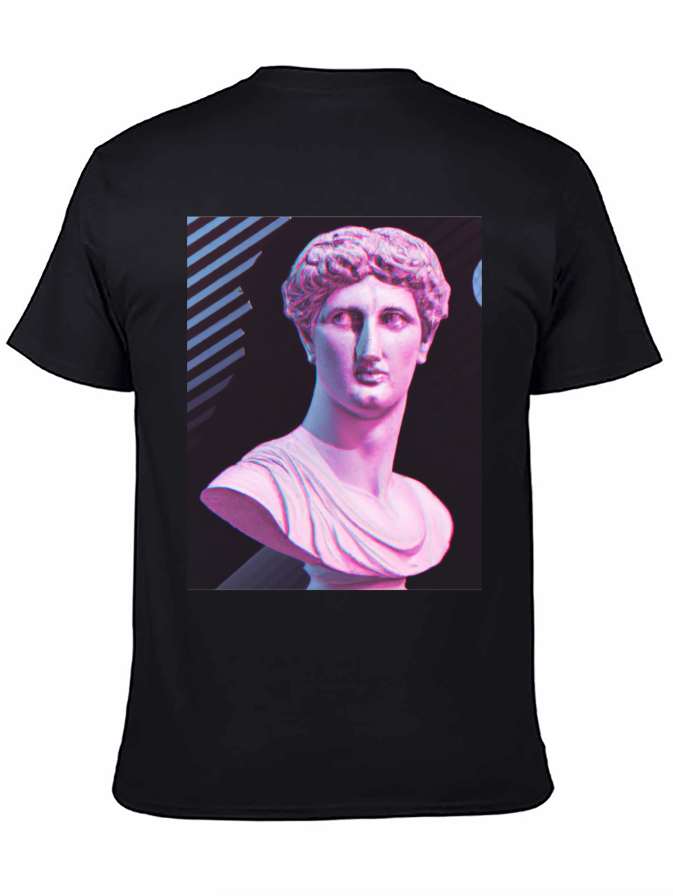 Classical Bust Graphic Tee - Black