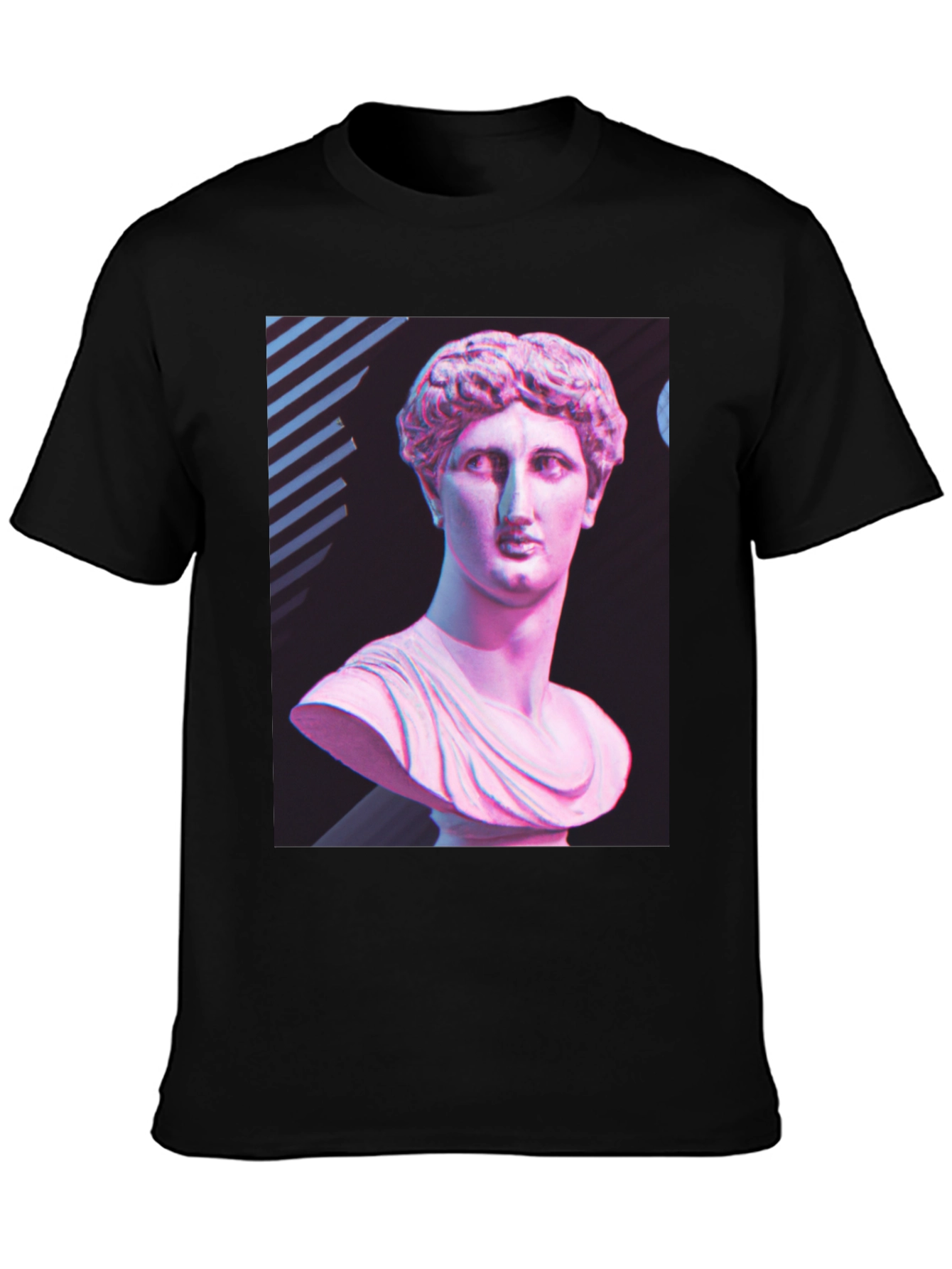 Classical Bust Graphic Tee - Black