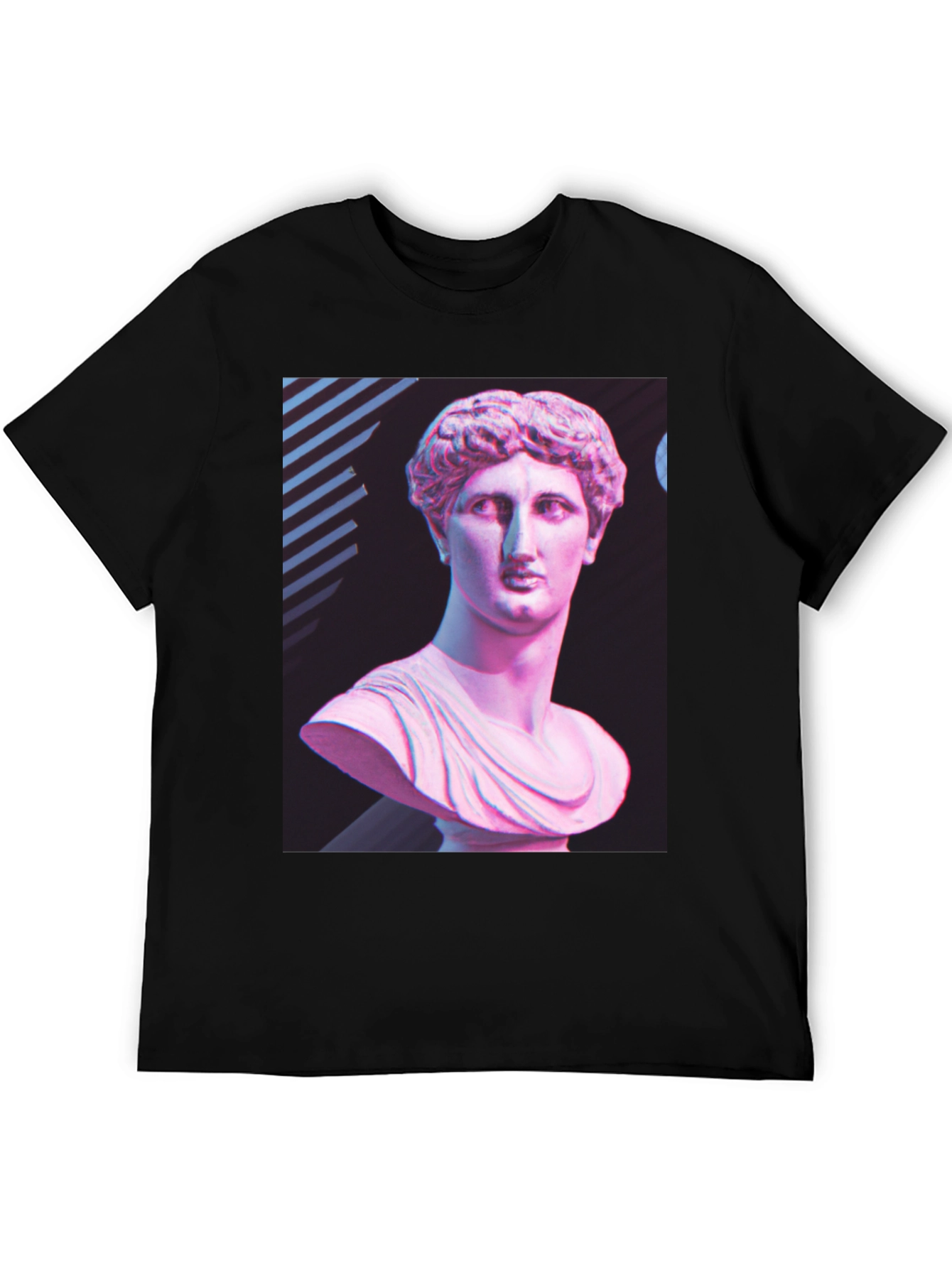 Classical Bust Graphic Tee - Black