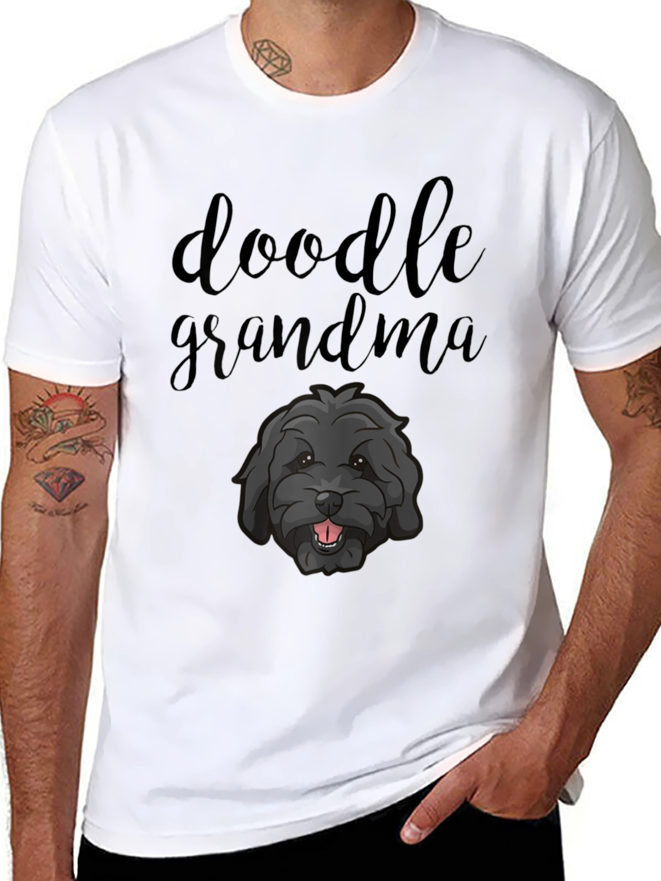 Doodle Grandma T-Shirt - Dog Lover Tee