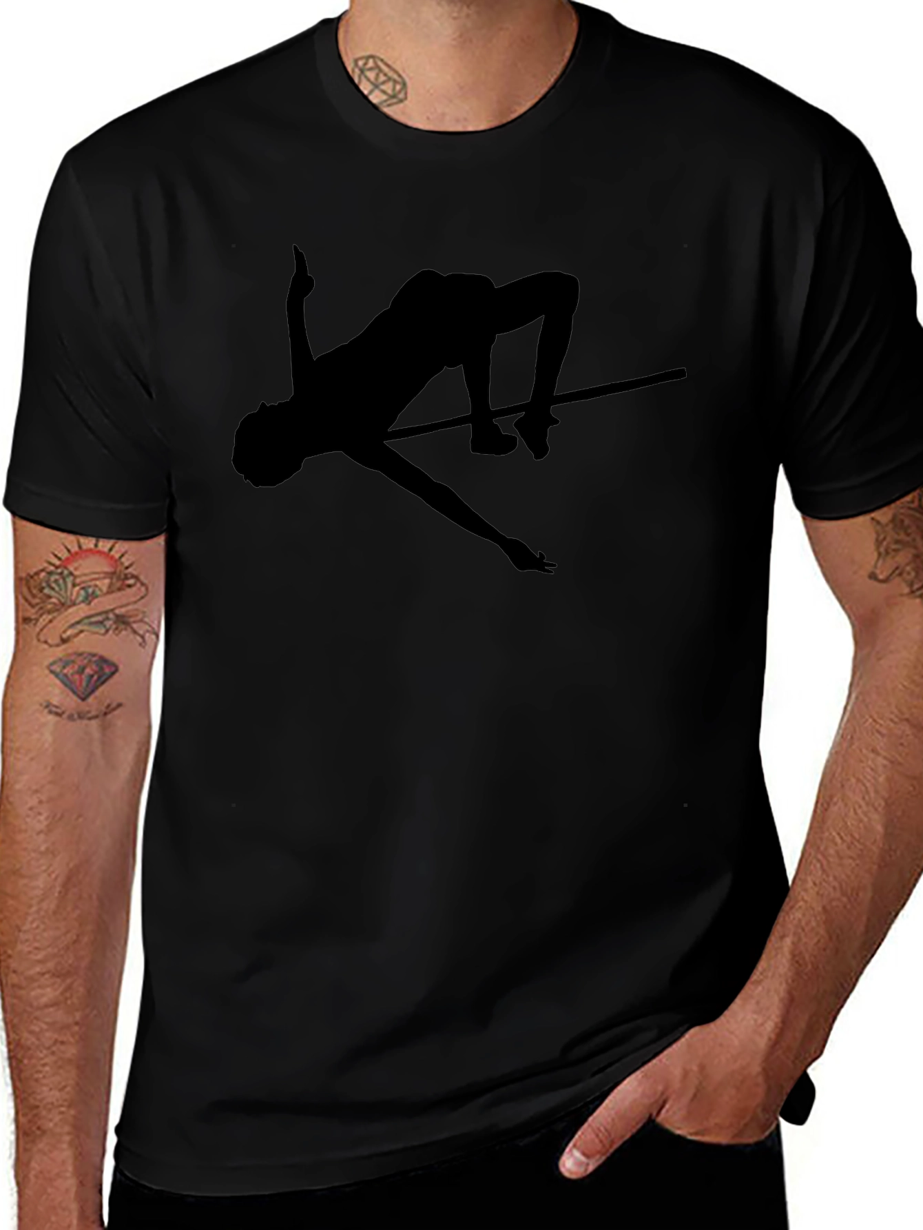 High Jump Silhouette Black T-Shirt