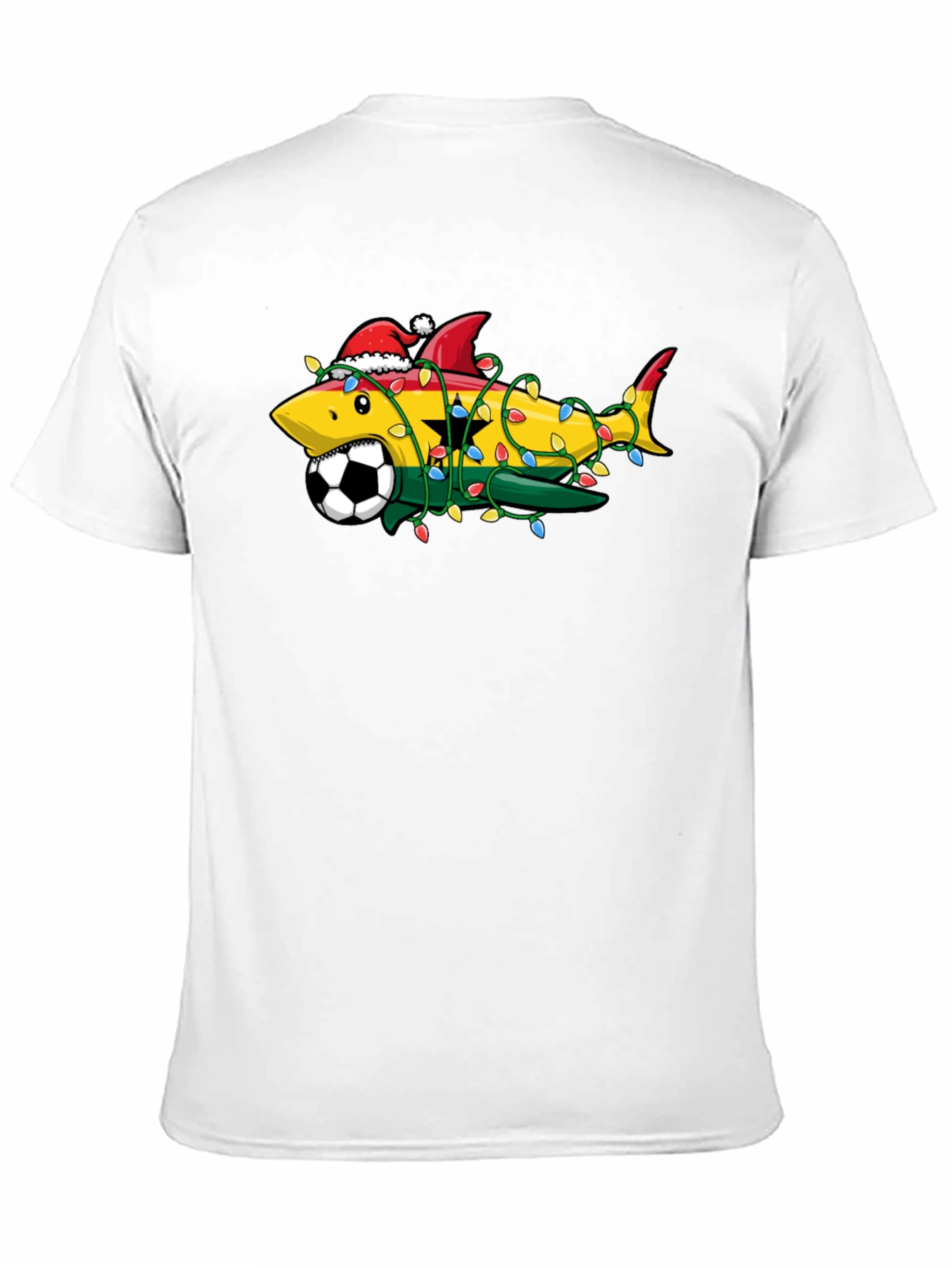 Ghana Shark Soccer Christmas T-Shirt