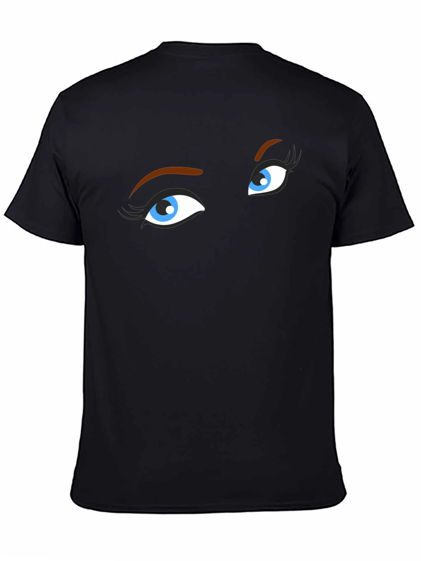 Mysterious Eyes Black T-Shirt