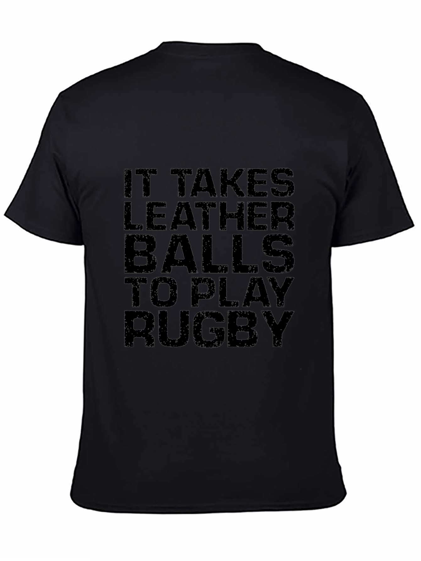 Leather Balls Rugby Graphic T-Shirt