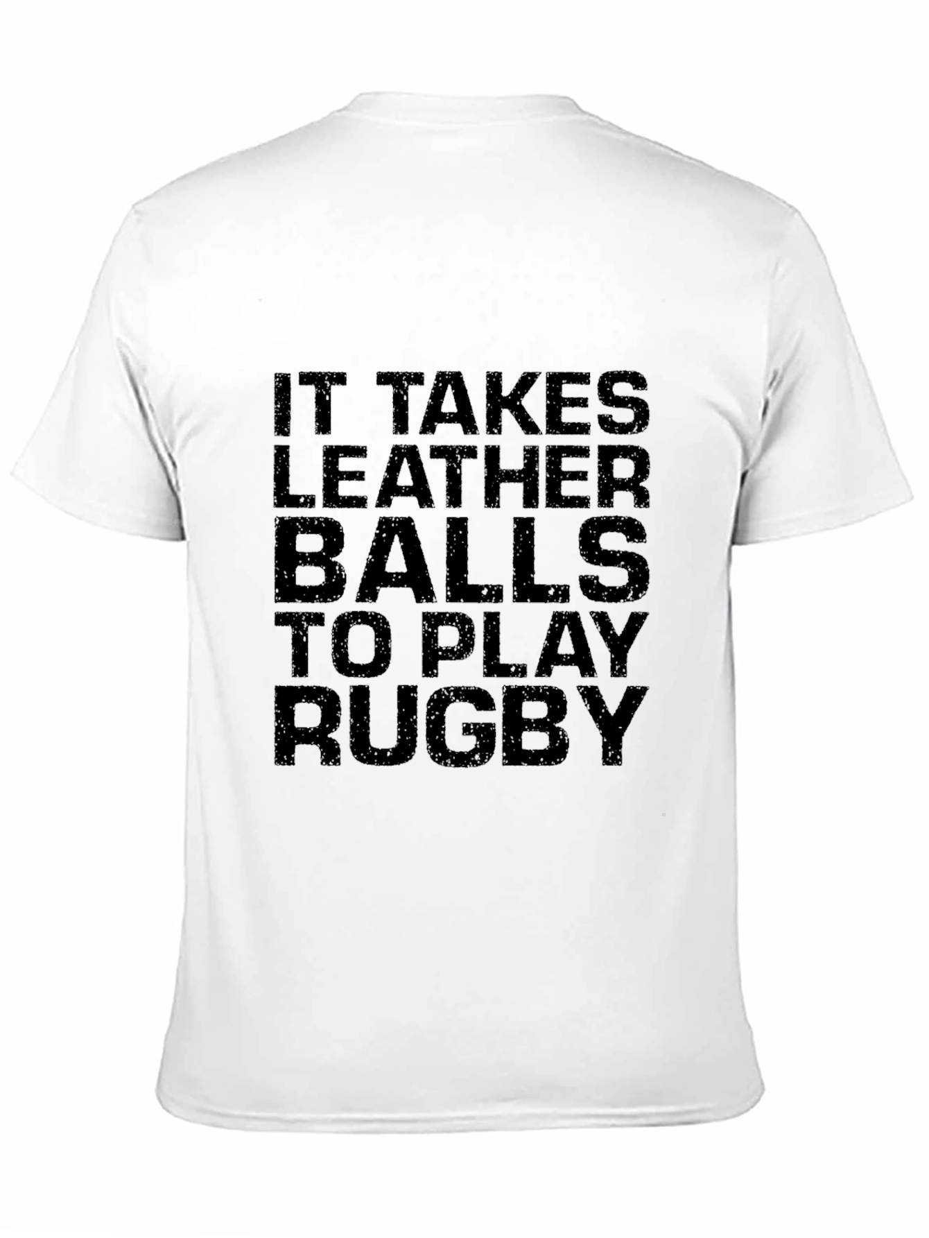 Leather Balls Rugby Graphic T-Shirt