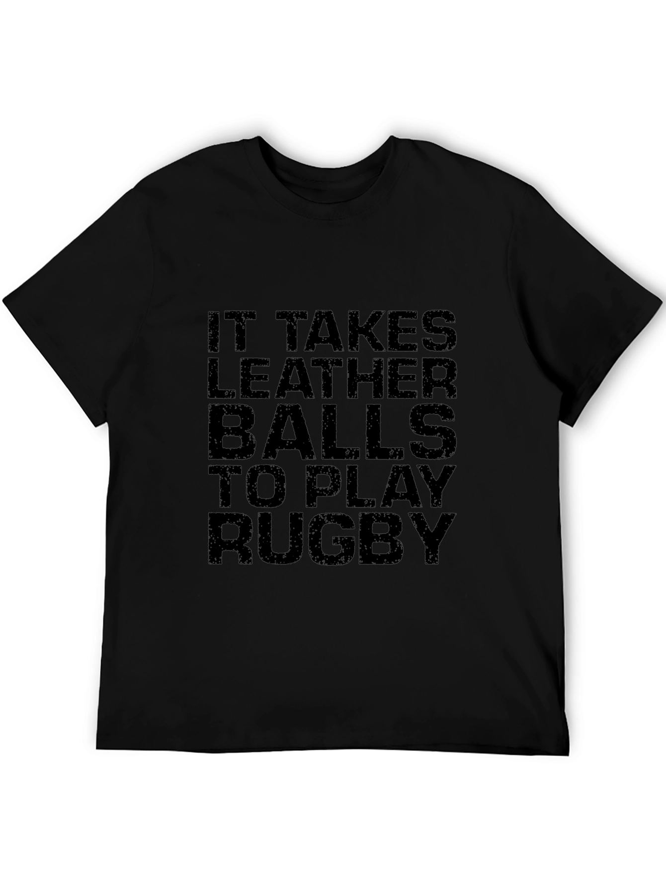 Leather Balls Rugby Graphic T-Shirt