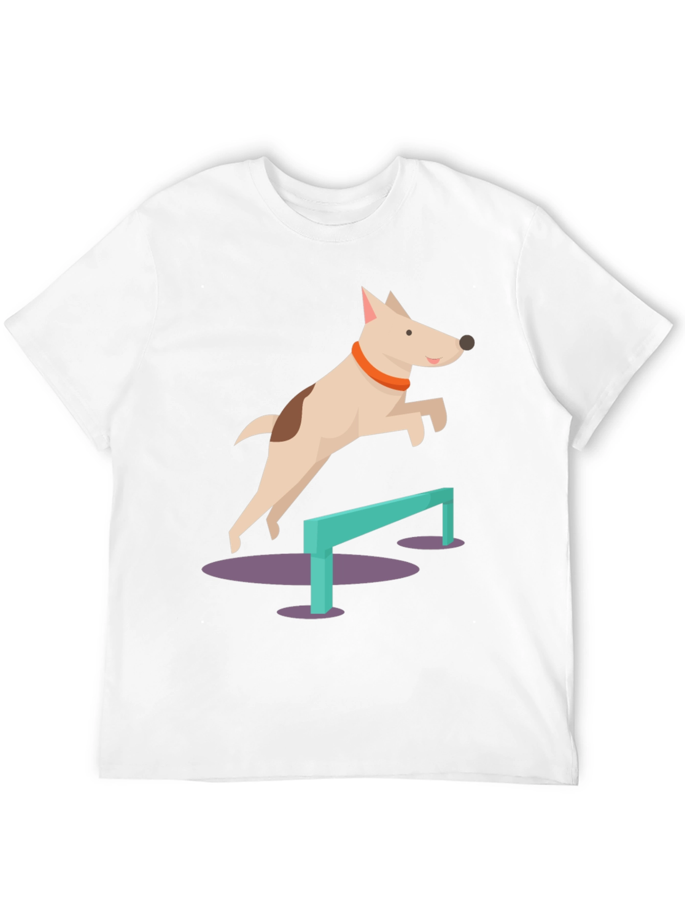 Dog Agility T-Shirt - Cute Cartoon Dog Design