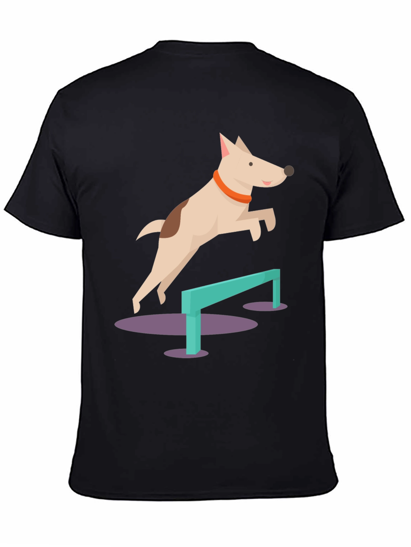 Dog Agility T-Shirt - Cute Cartoon Dog Design