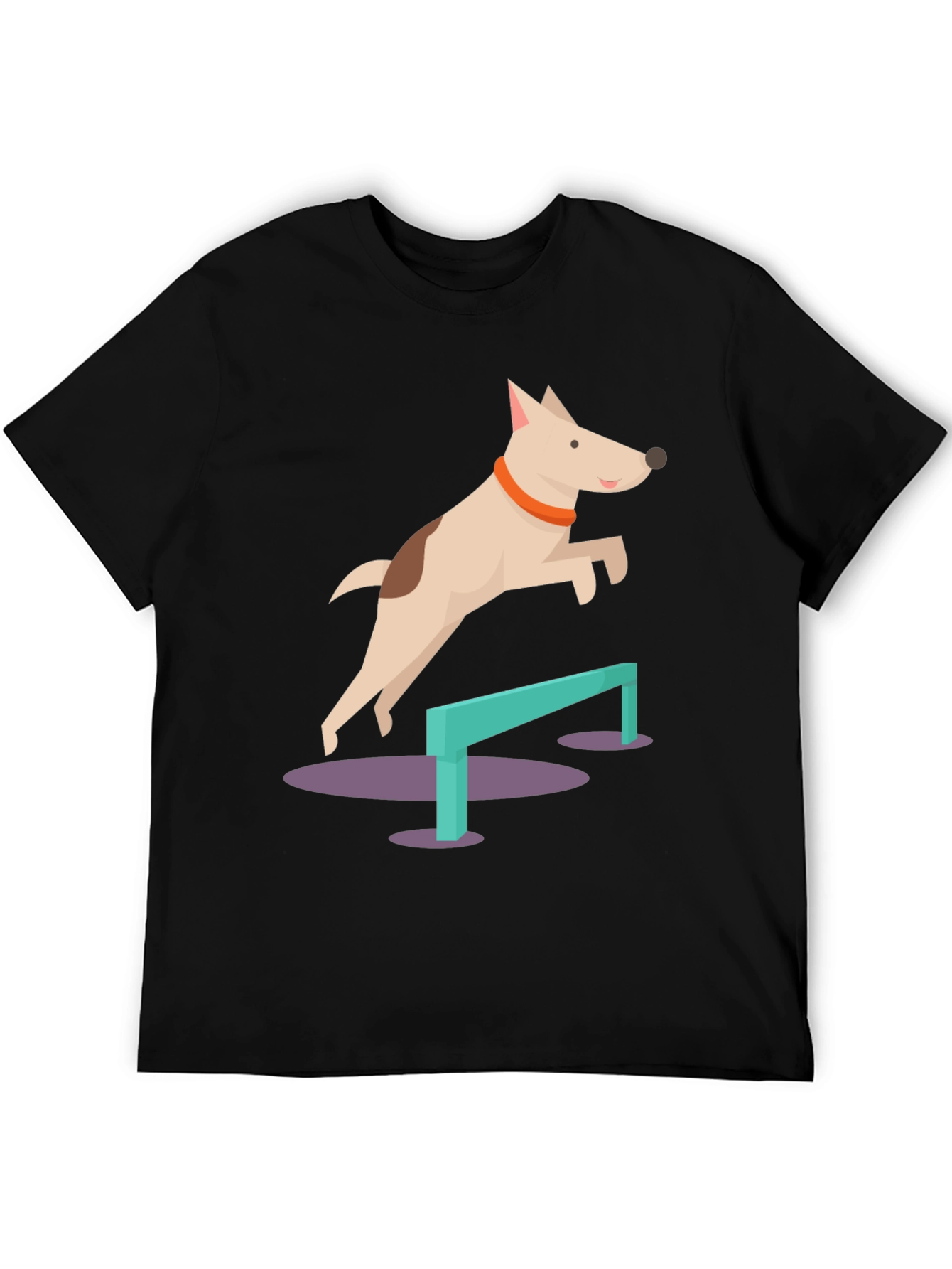 Dog Agility T-Shirt - Cute Cartoon Dog Design