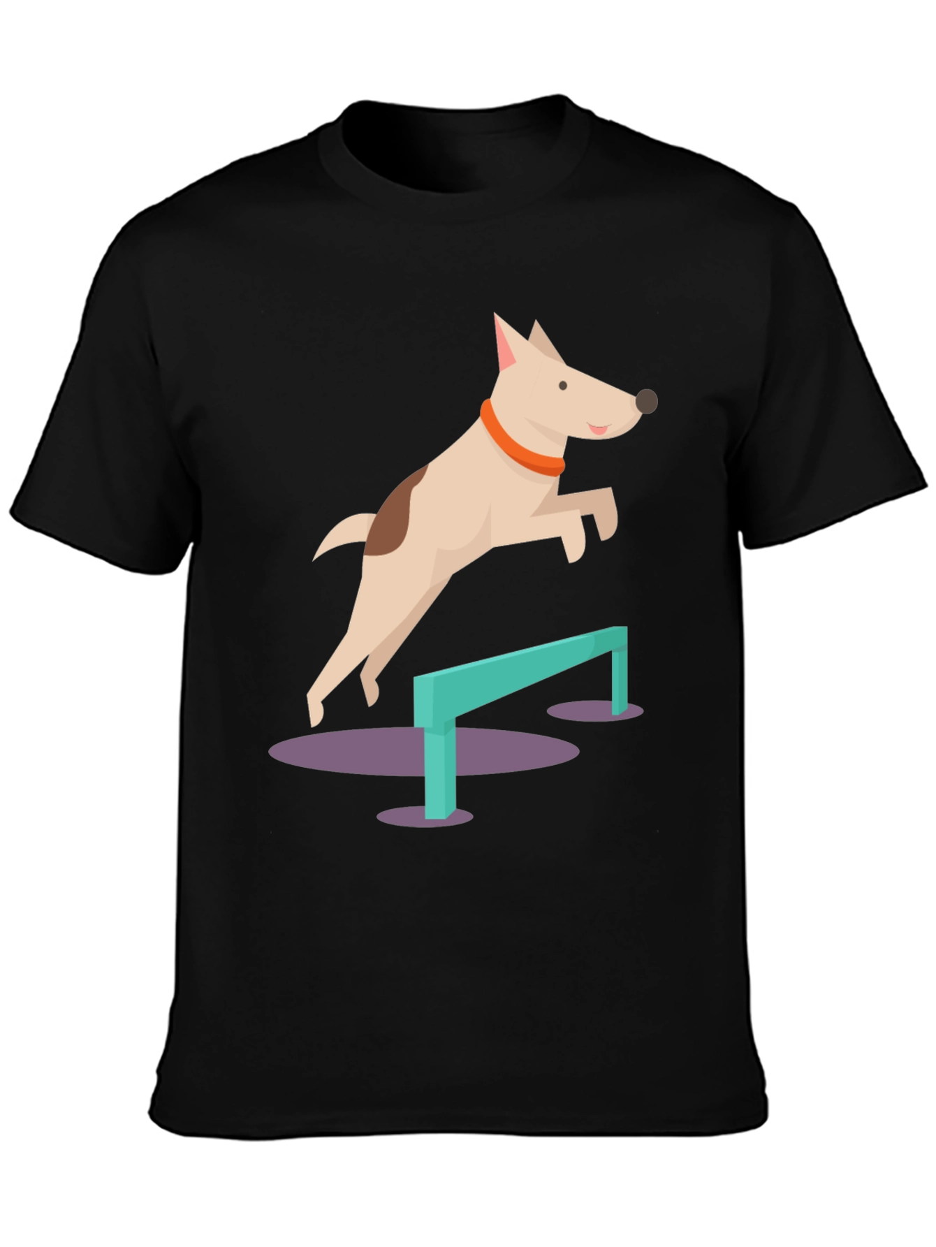 Dog Agility T-Shirt - Cute Cartoon Dog Design