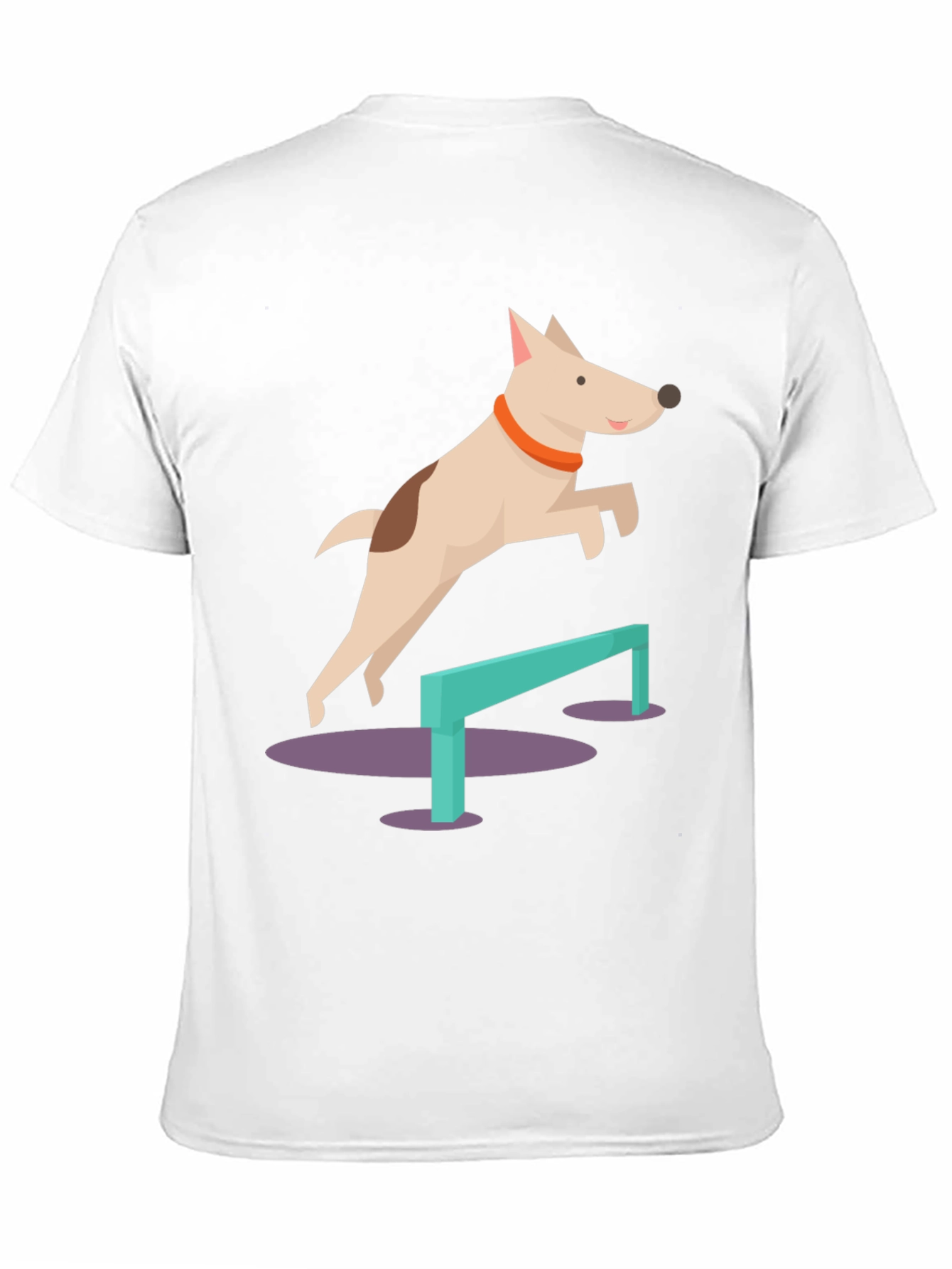 Dog Agility T-Shirt - Cute Cartoon Dog Design
