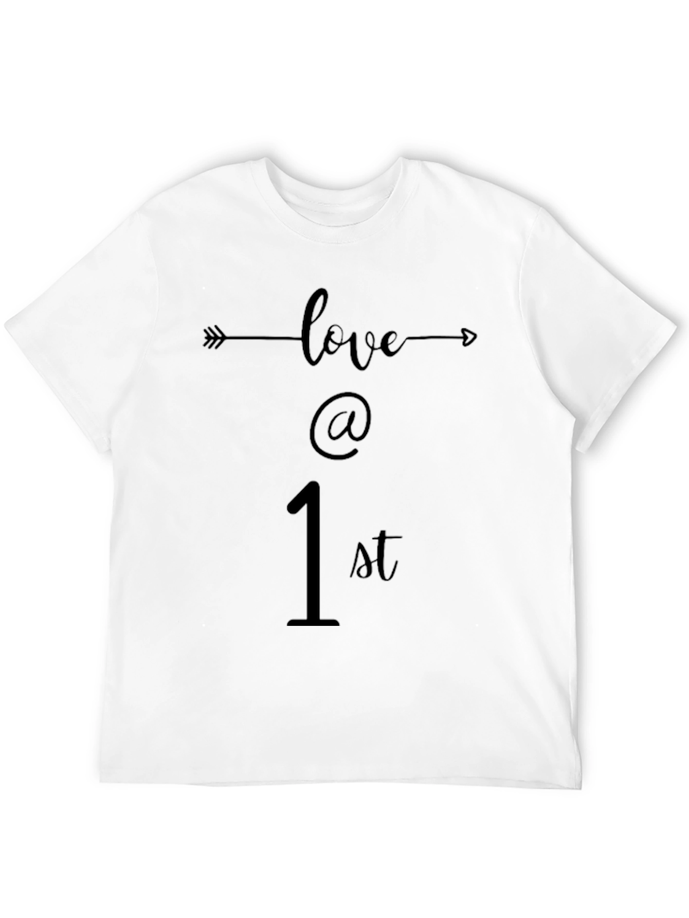 Love at 1st Sight Graphic Tee - Black