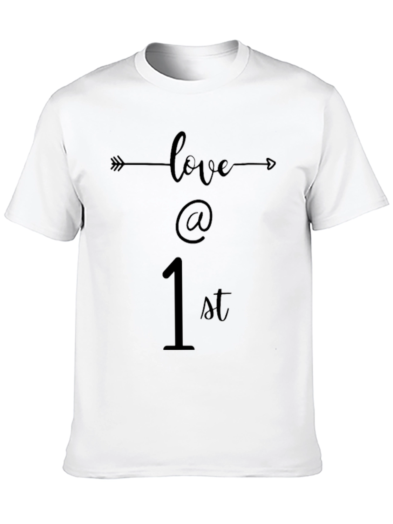 Love at 1st Sight Graphic Tee - Black