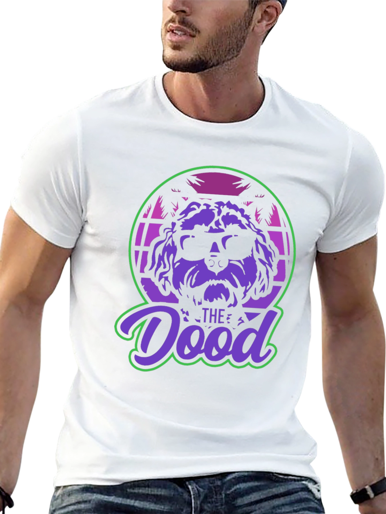 The Dood T-Shirt - Retro Style Dog Design