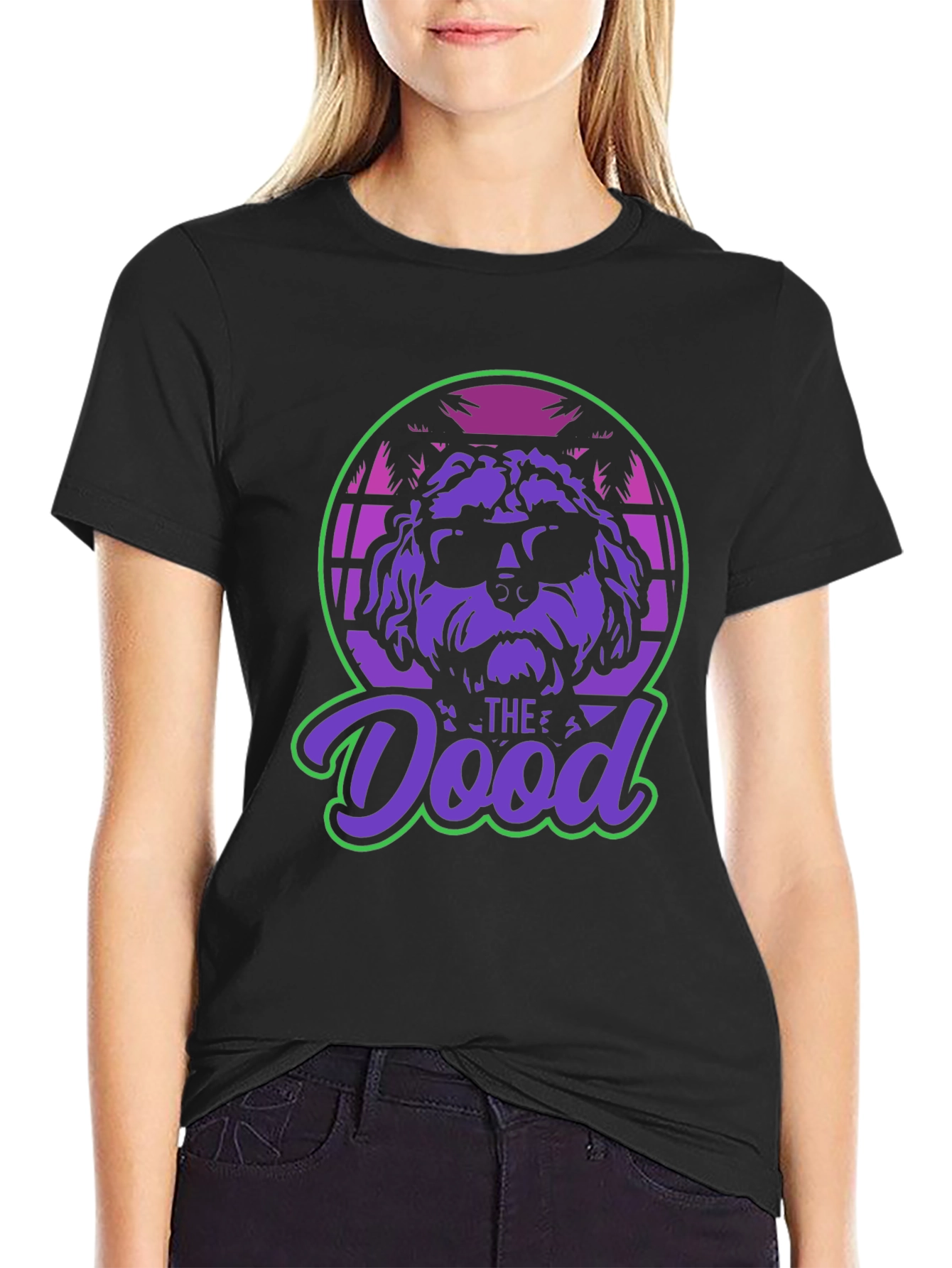 The Dood T-Shirt - Retro Style Dog Design