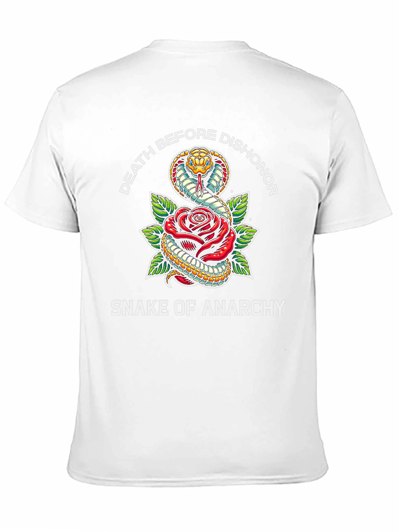Death Before Dishonor Snake & Rose T-Shirt