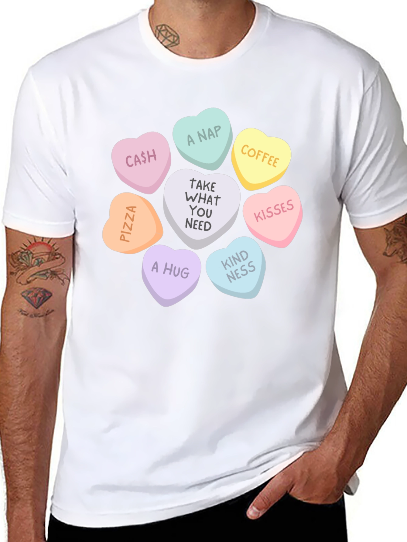 Candy Heart Tee - Take What You Need T-Shirt