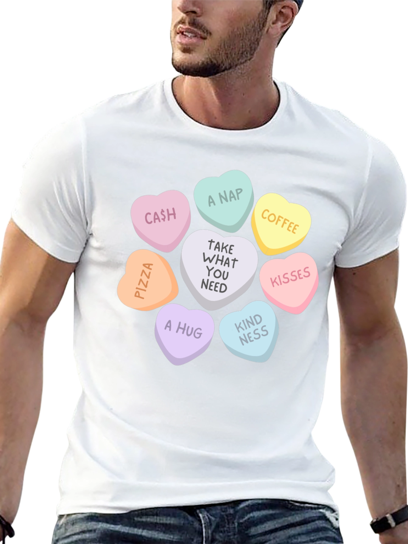 Candy Heart Tee - Take What You Need T-Shirt