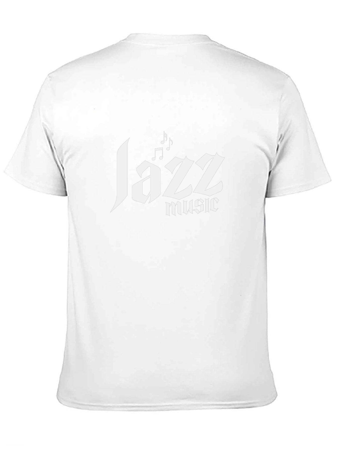 Jazz Music Graphic Tee - Black Cotton T-Shirt