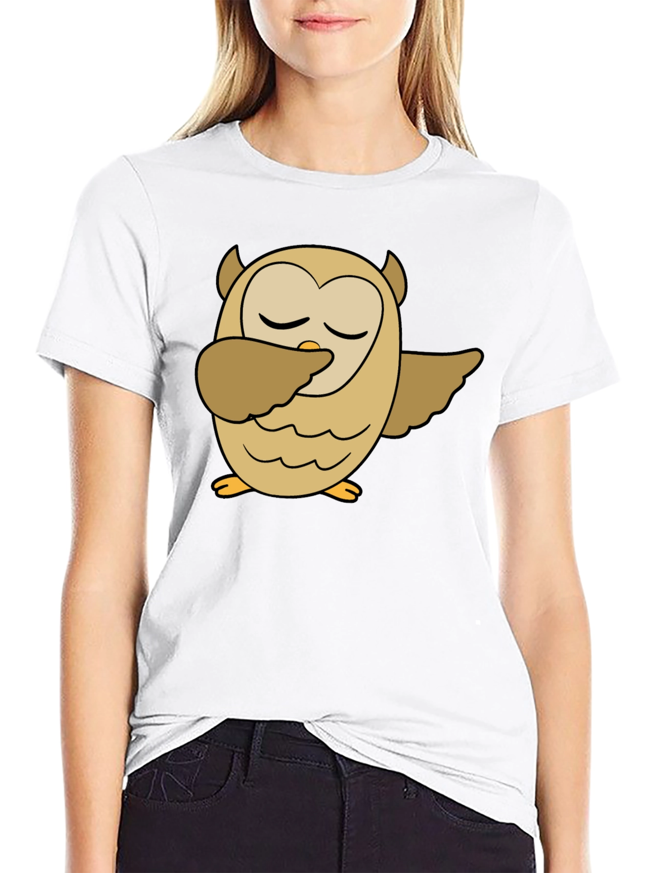 Owl Dab Black T-Shirt