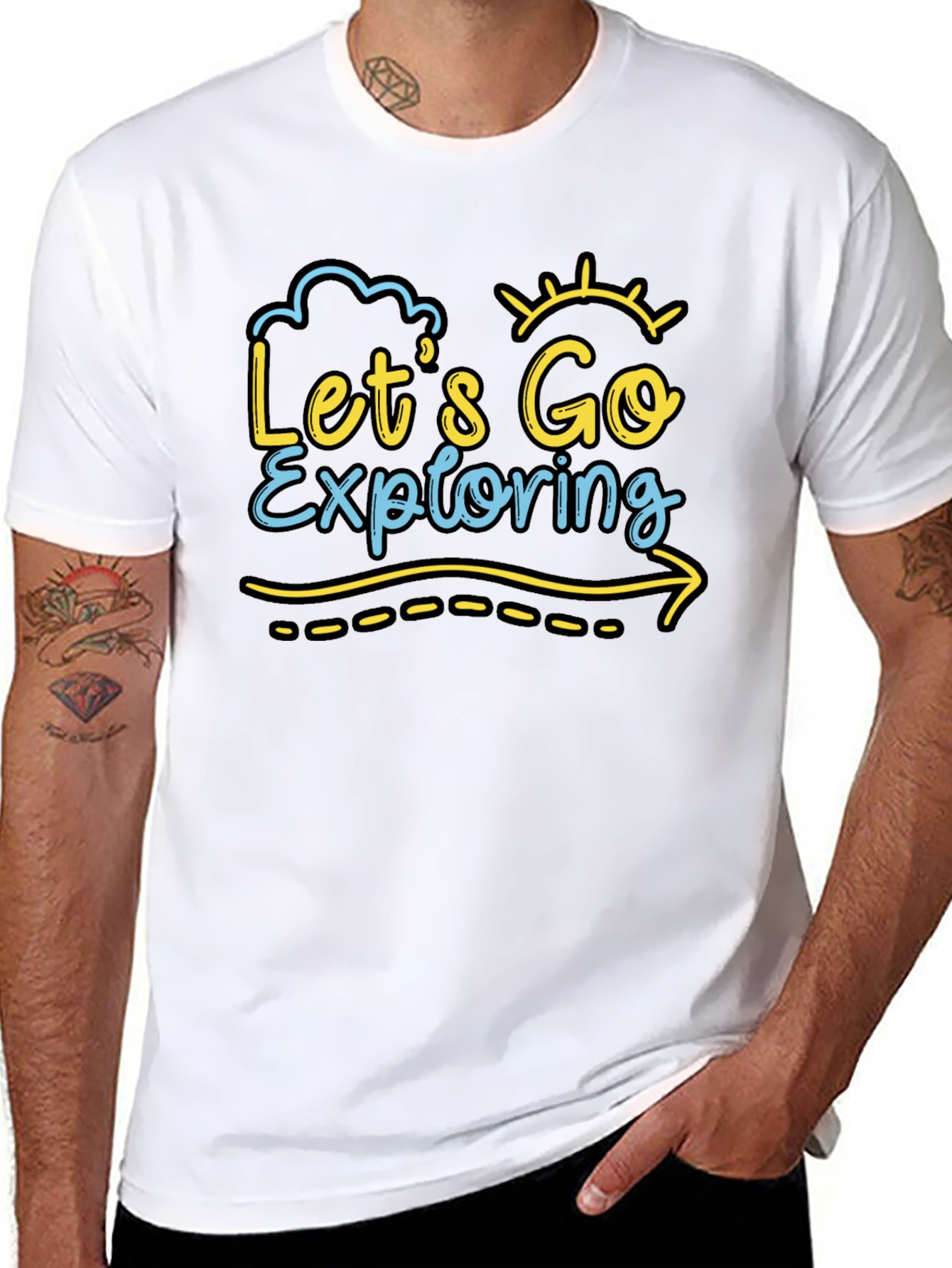 Lets Go Exploring Graphic T-Shirt