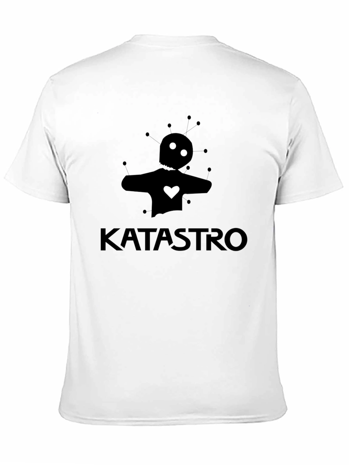 Katastro T-Shirt: Stylish Black Graphic Tee