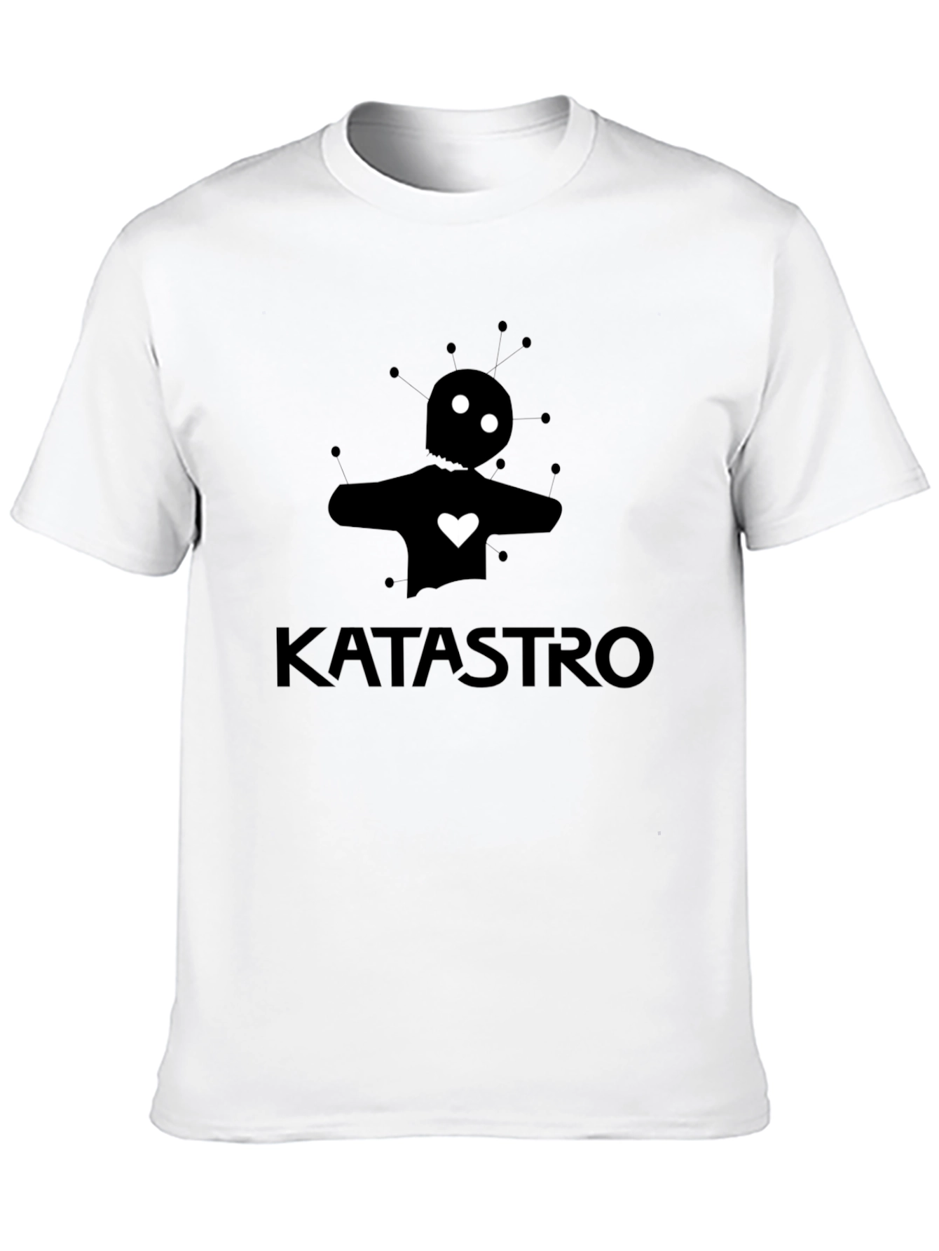 Katastro T-Shirt: Stylish Black Graphic Tee