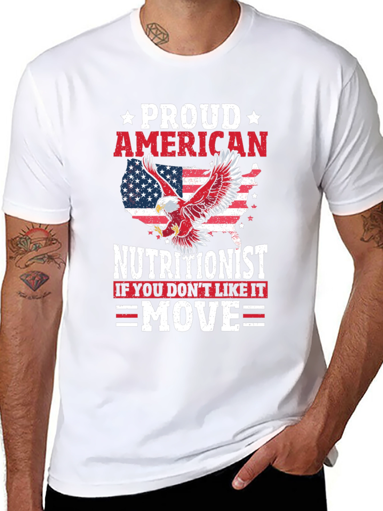 Proud American Nutritionist T-Shirt