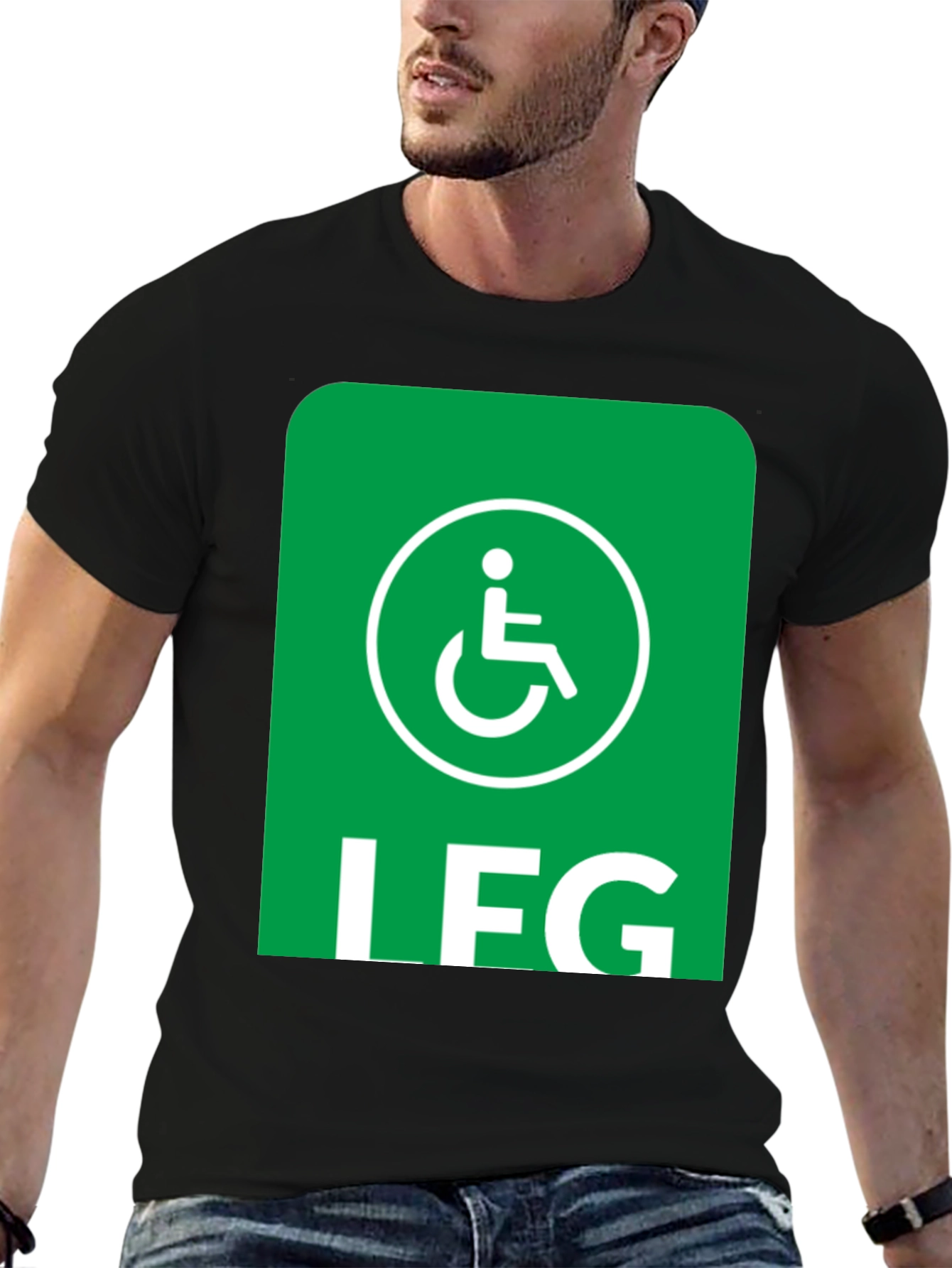 Funny Leg Day Handicap T-Shirt