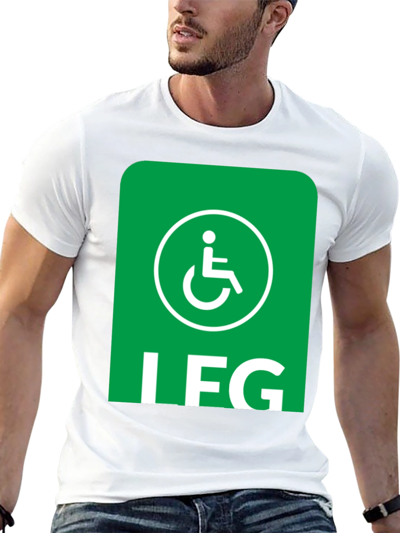 Funny Leg Day Handicap T-Shirt