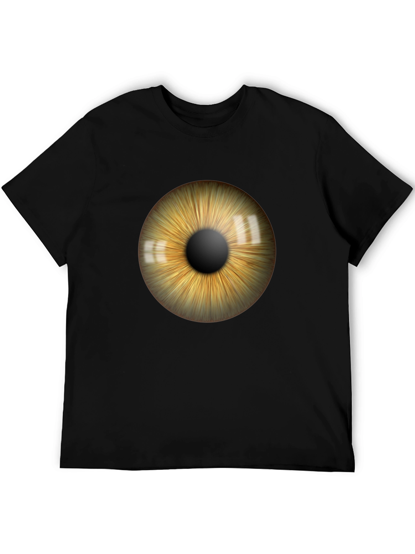 Eye Graphic Black T-Shirt - Unique Print Tee