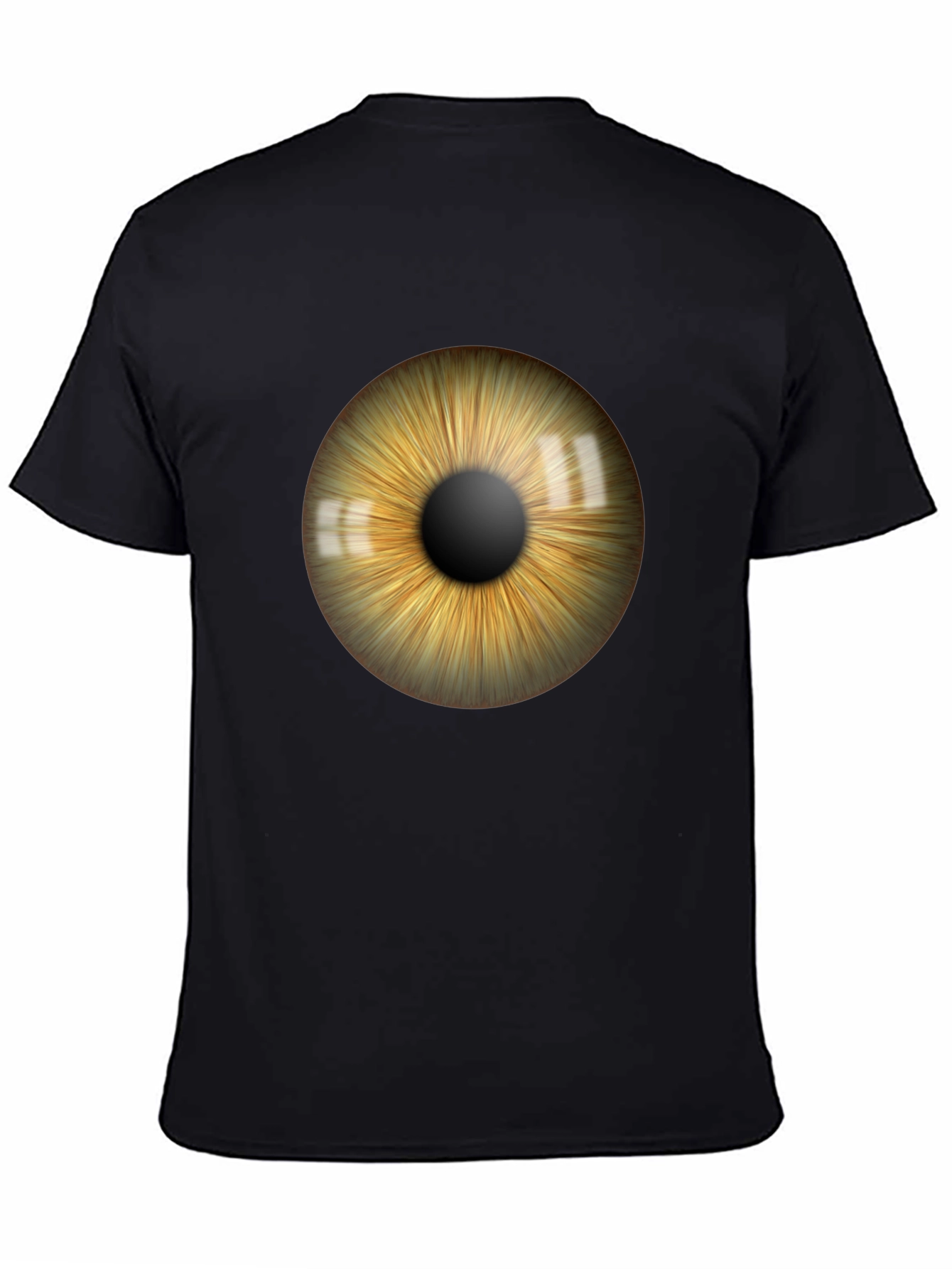 Eye Graphic Black T-Shirt - Unique Print Tee