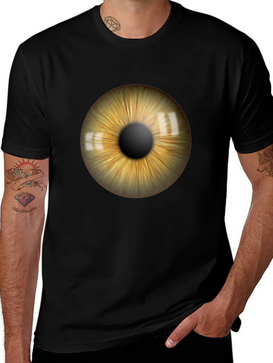 Eye Graphic Black T-Shirt - Unique Print Tee