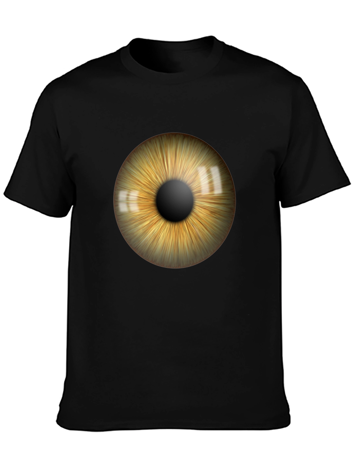 Eye Graphic Black T-Shirt - Unique Print Tee