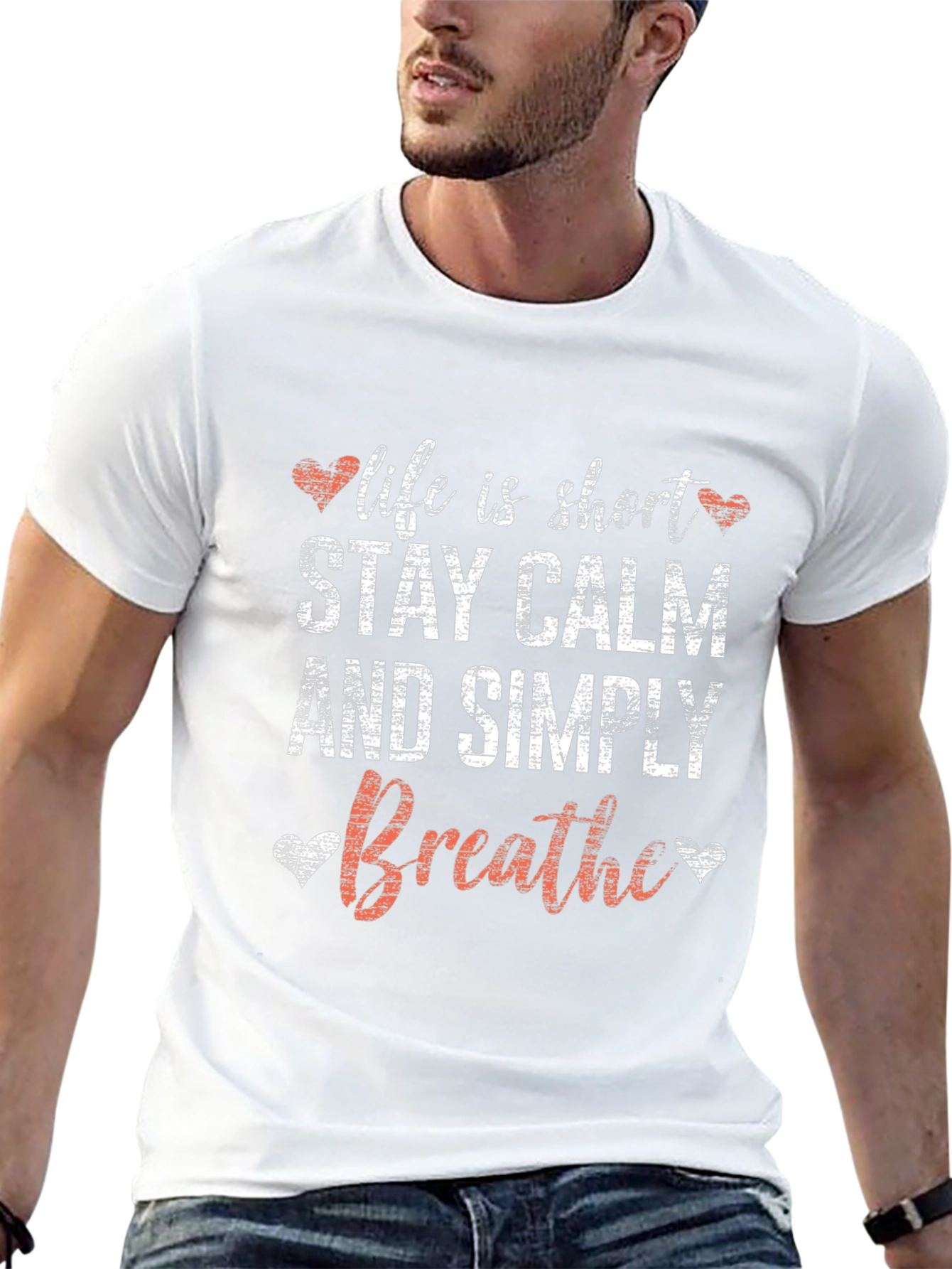Life is Short Stay Calm Breathe T-Shirt