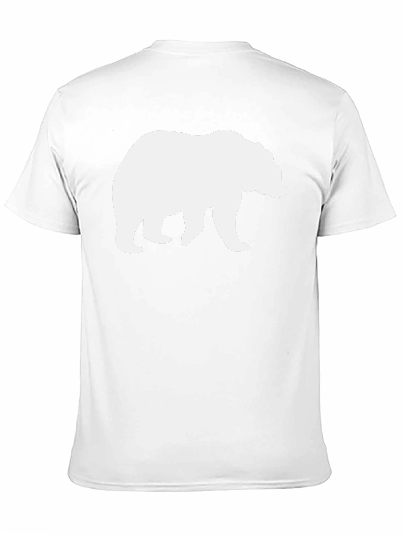 Bear Graphic Tee - Black Casual T-Shirt