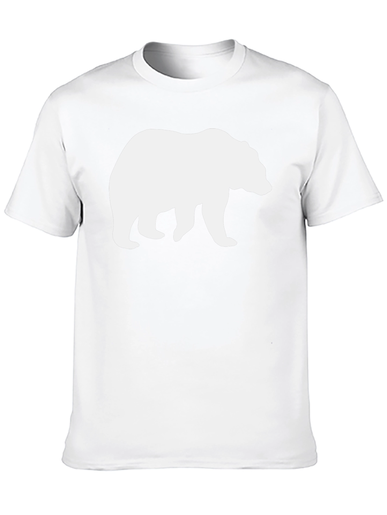 Bear Graphic Tee - Black Casual T-Shirt