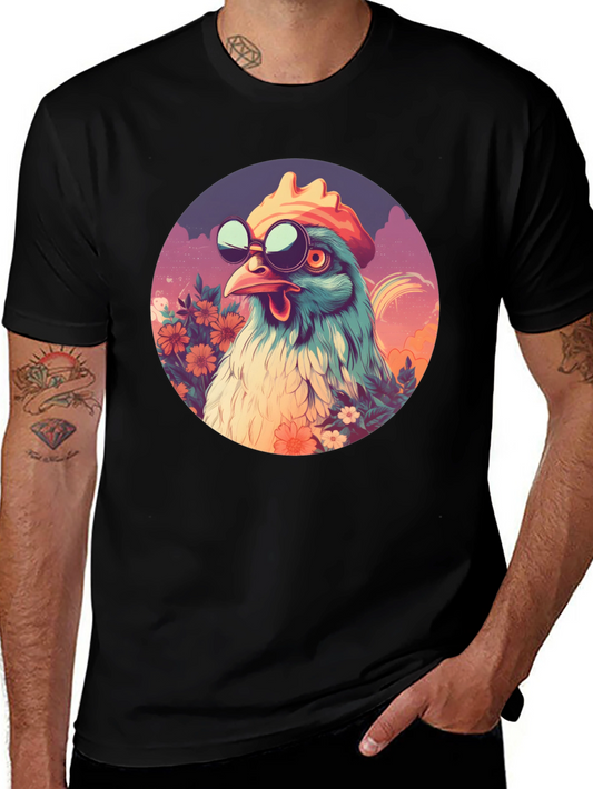 Cool Chicken Graphic T-Shirt