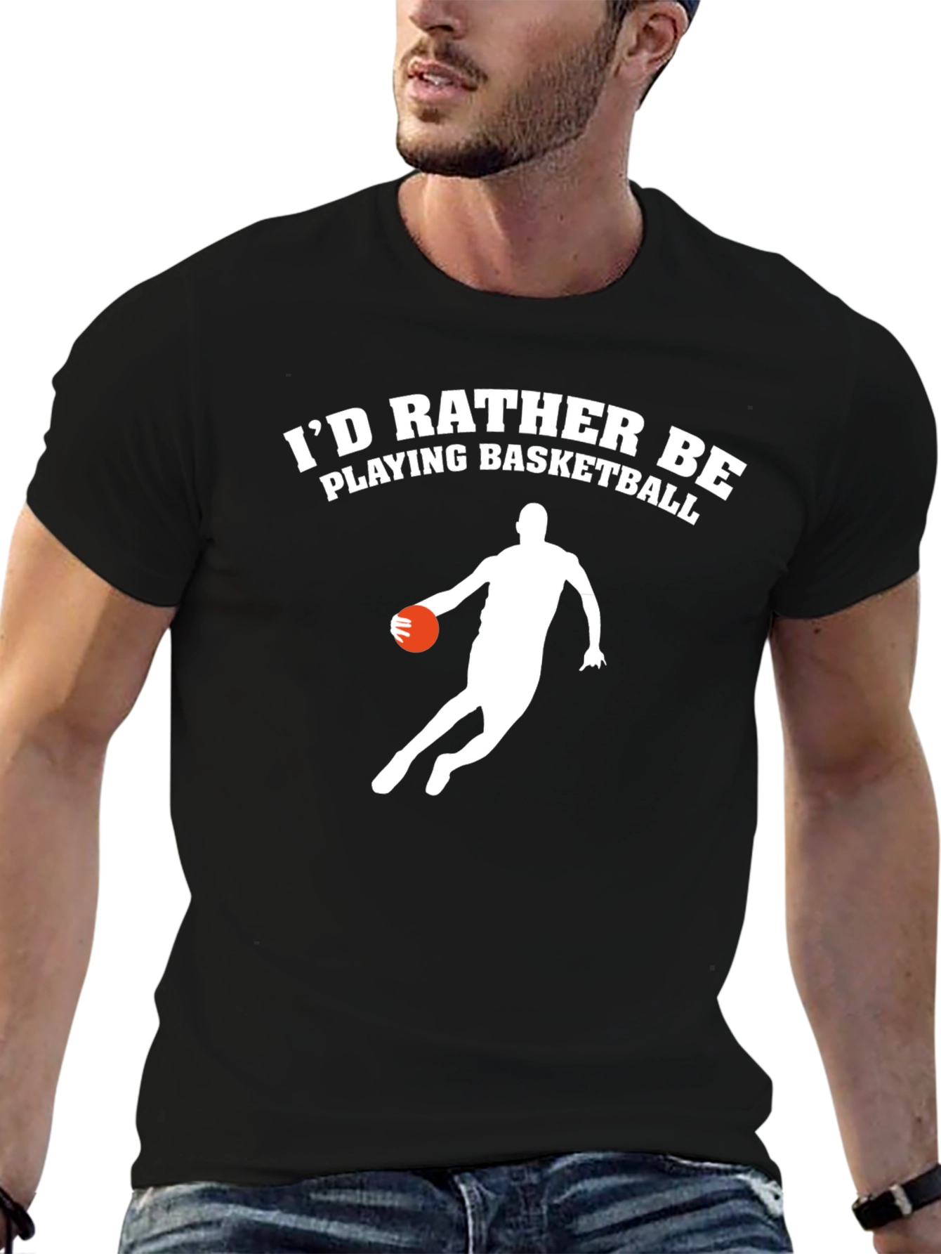 Basketball T-Shirt: Id Rather Be Playing