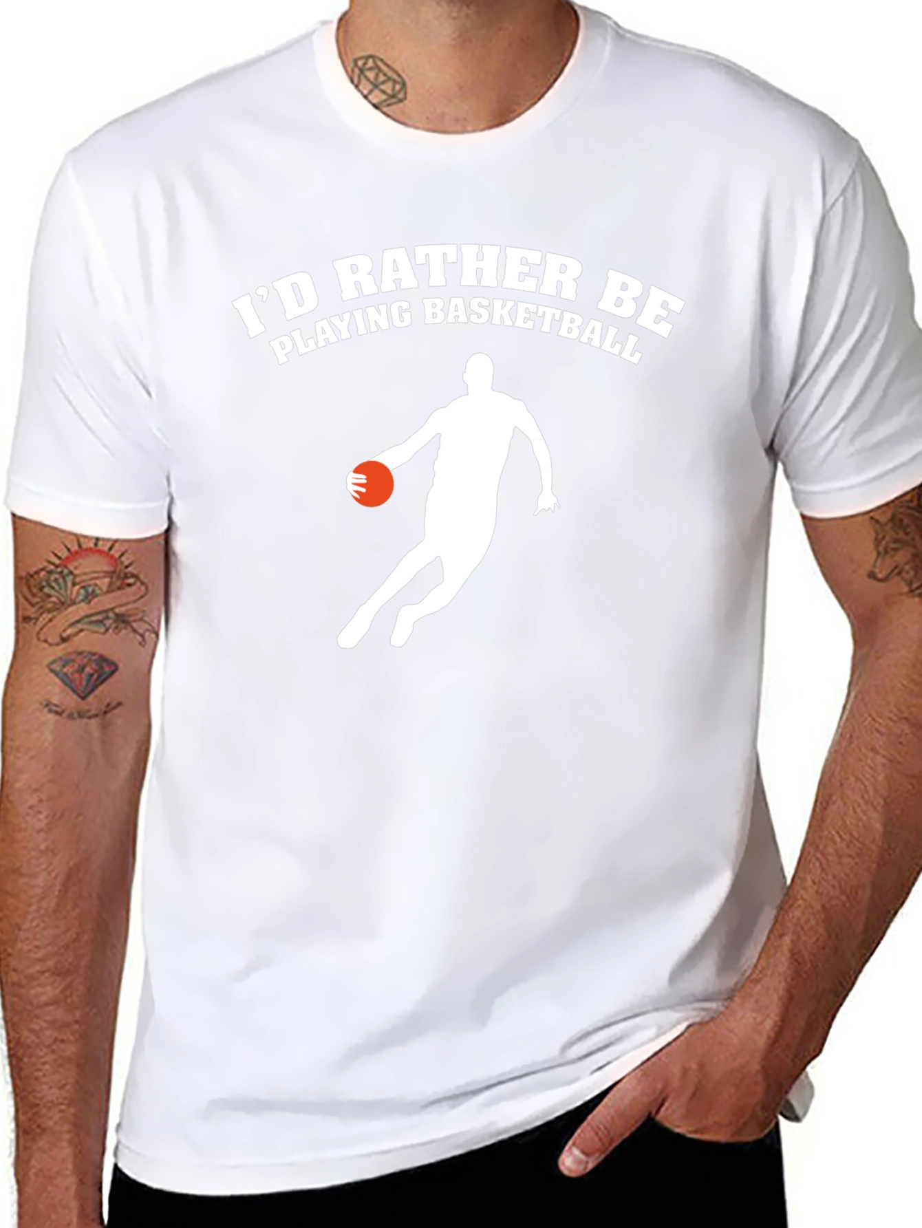 Basketball T-Shirt: Id Rather Be Playing