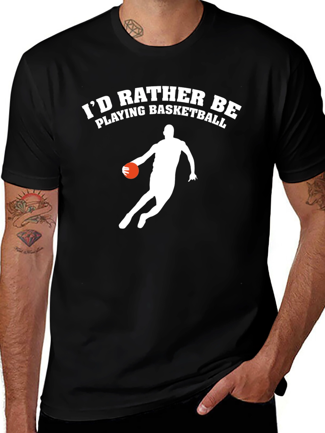 Basketball T-Shirt: Id Rather Be Playing