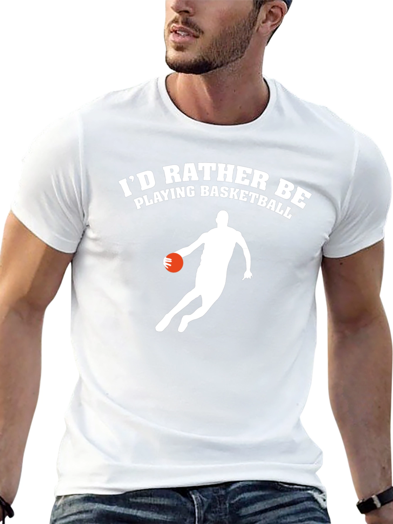 Basketball T-Shirt: Id Rather Be Playing
