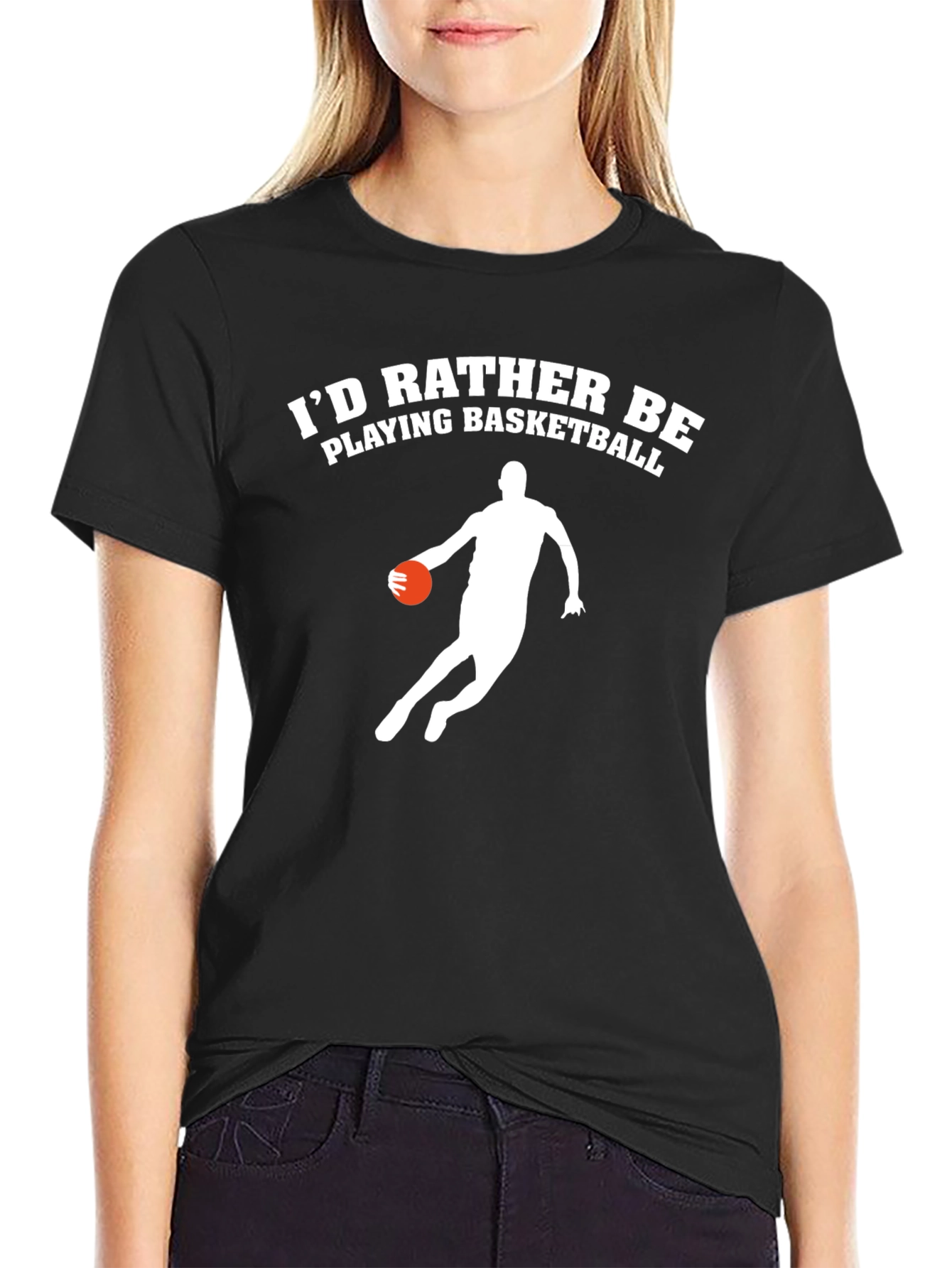 Basketball T-Shirt: Id Rather Be Playing