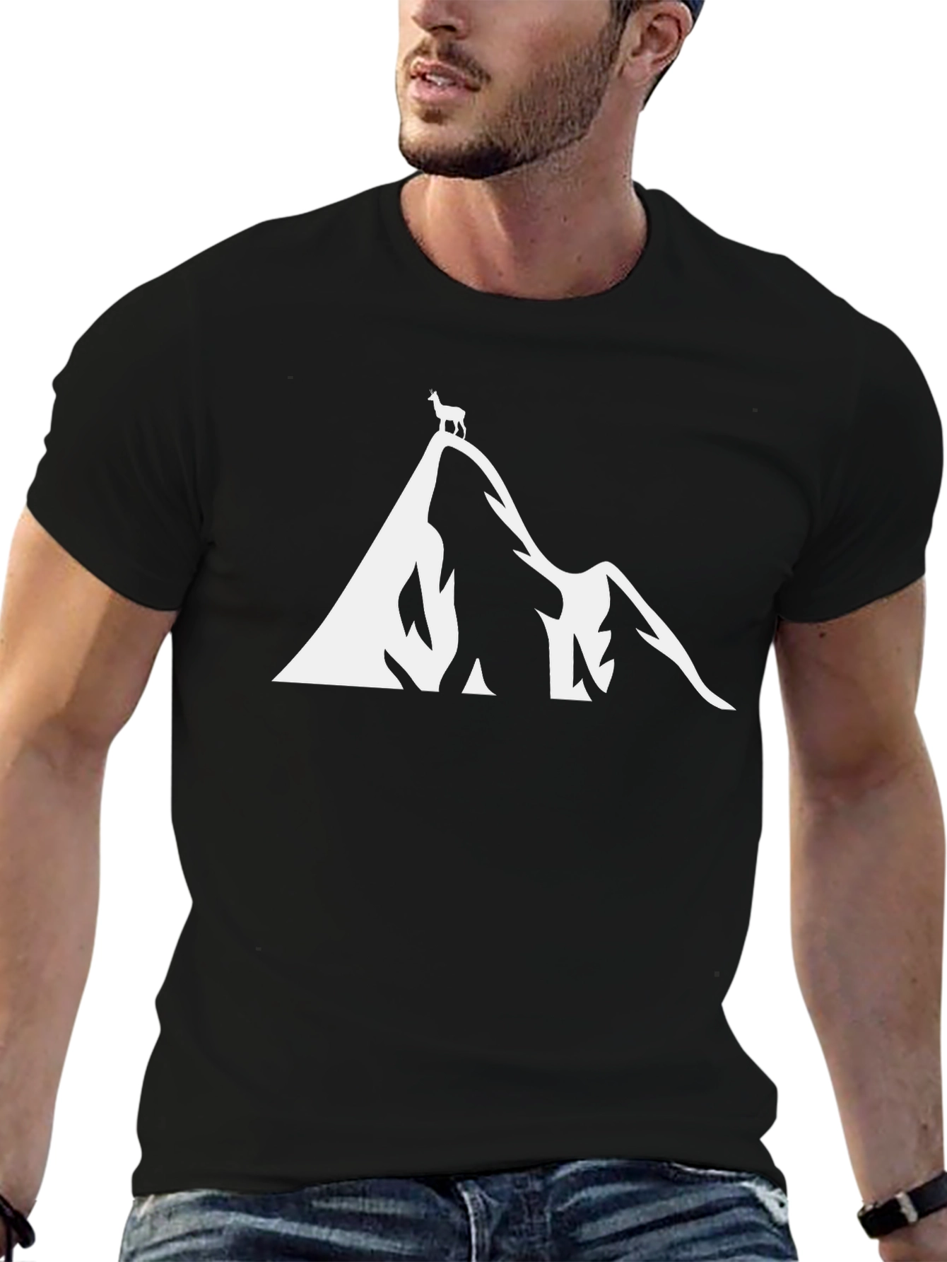 Mountain Peak Animal Graphic Tee