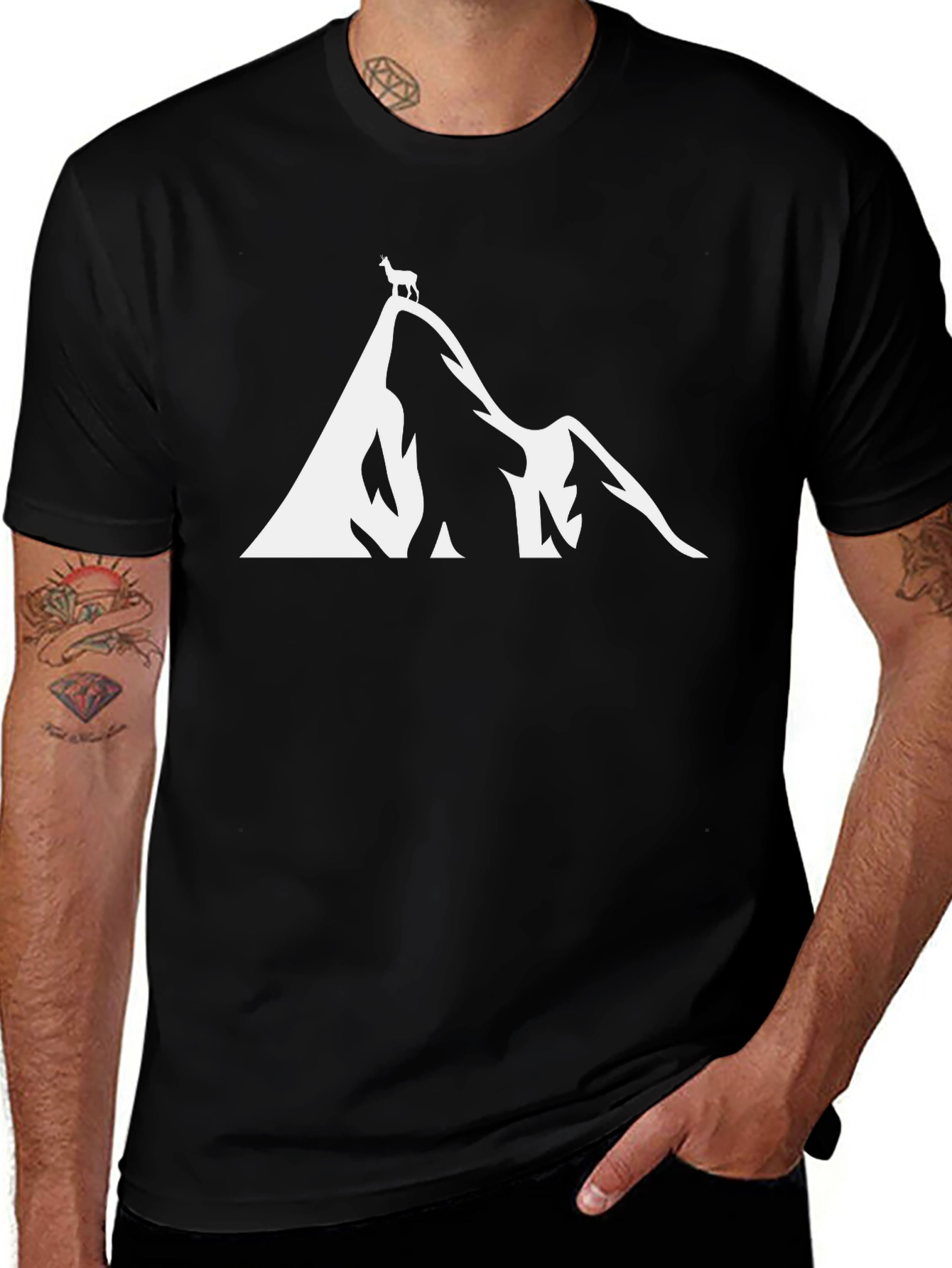 Mountain Peak Animal Graphic Tee