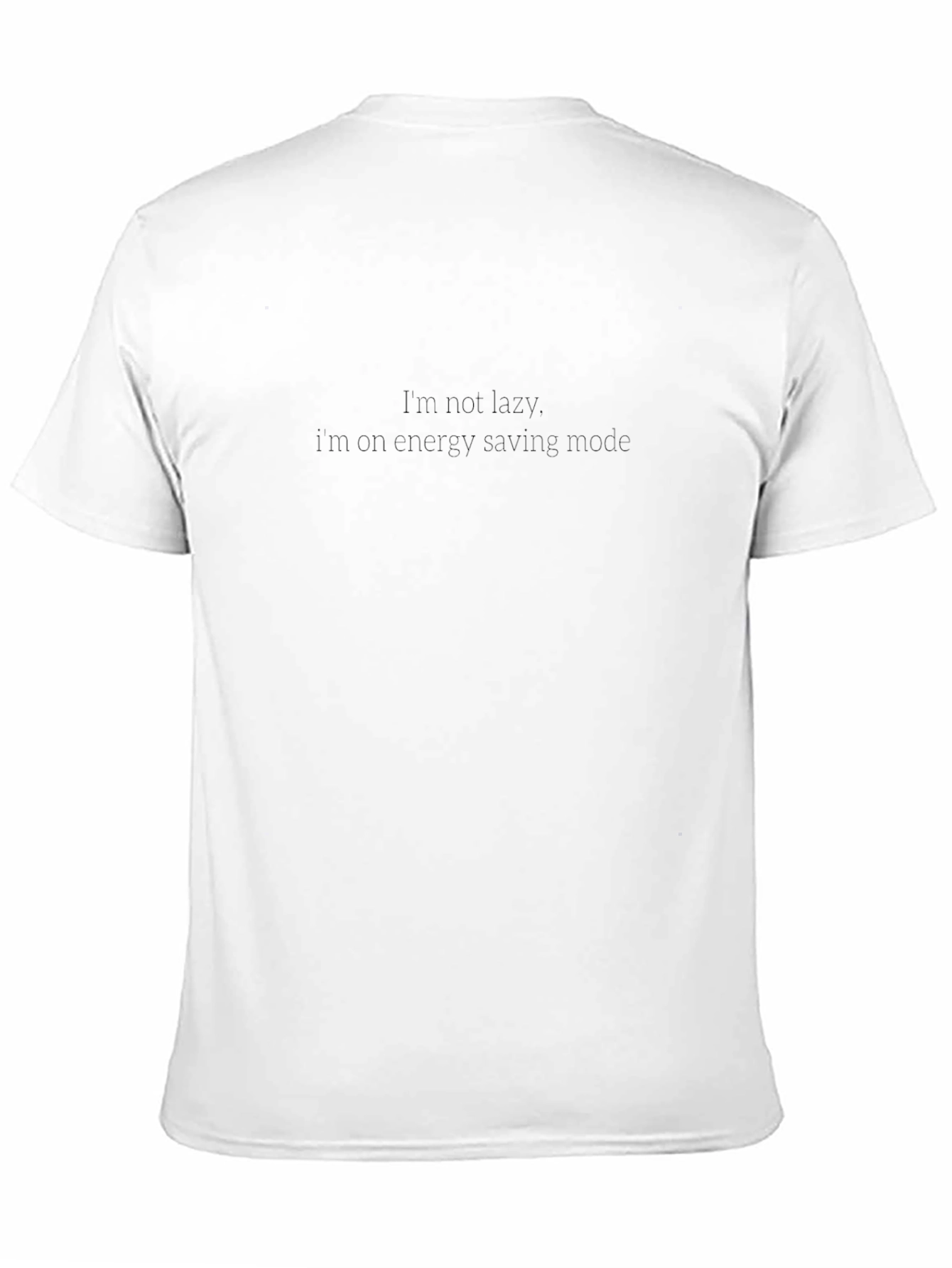 Energy Saving Mode Black T-Shirt